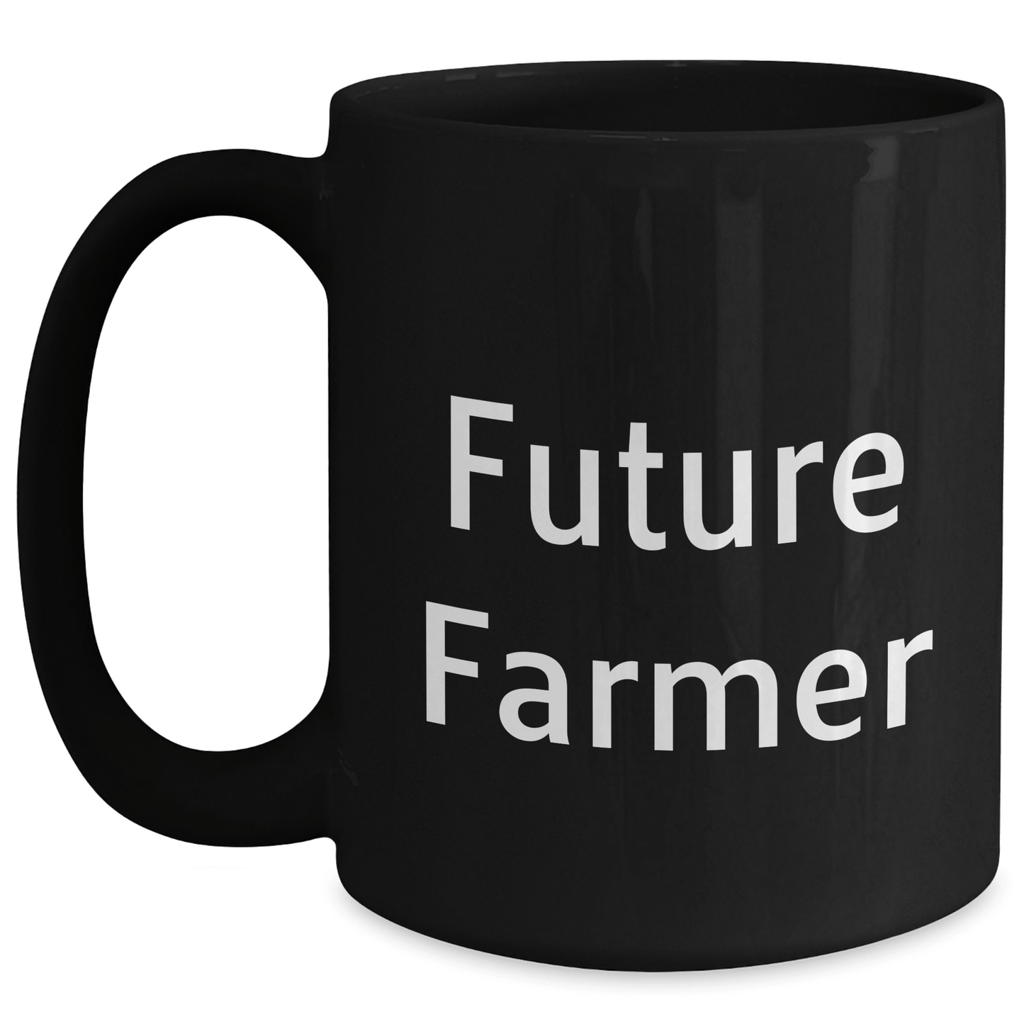 Funny Farmer Gifts for Future Farmers - Inspirational Black Coffee Mug, Graduation Unique Gifts from Friends - Victory Thru Vision