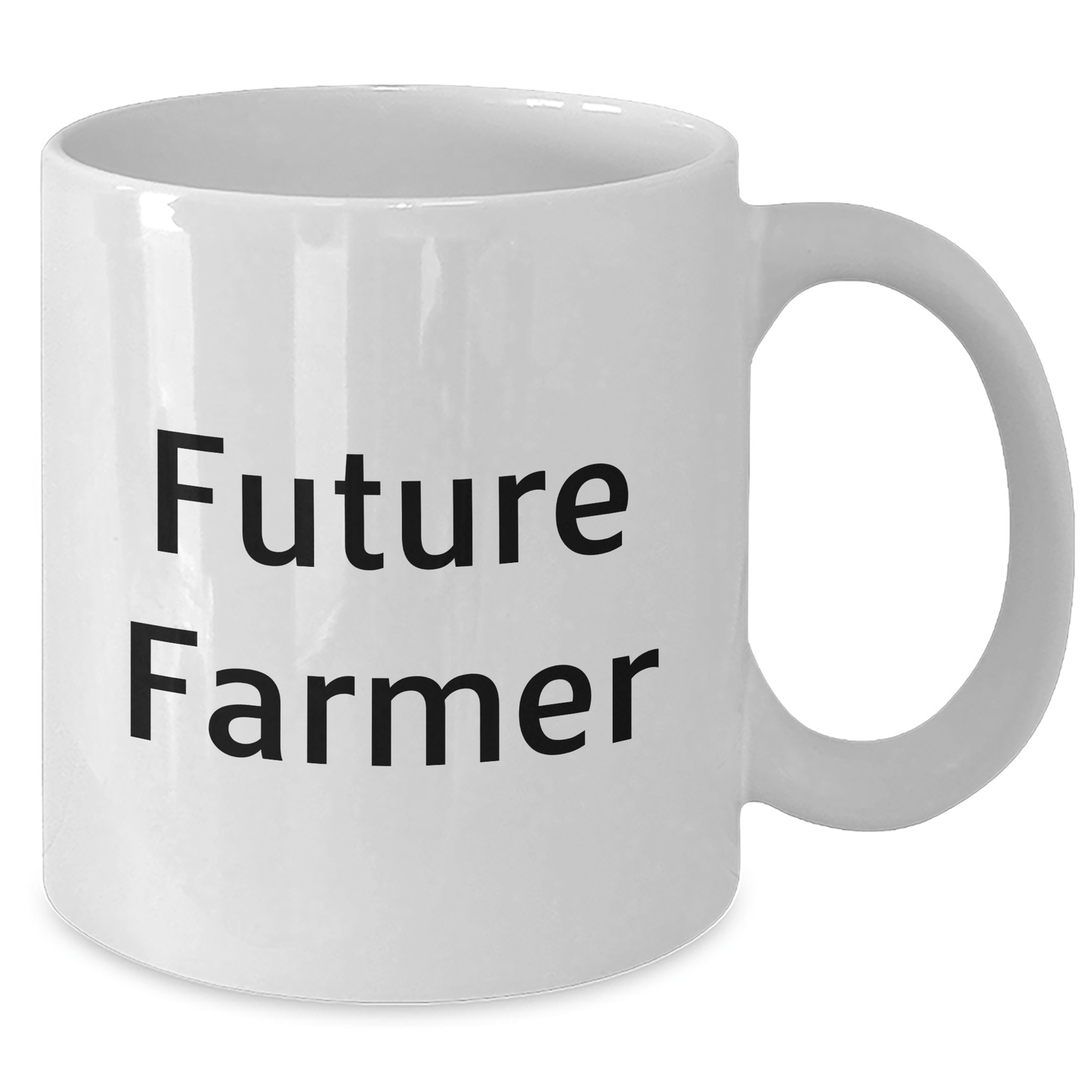 Funny Farmer Gifts for Future Farmers, Inspirational White Coffee Mug for Graduation, Gifts from Friends to Future Farmers, Gifts for Men - Victory Thru Vision