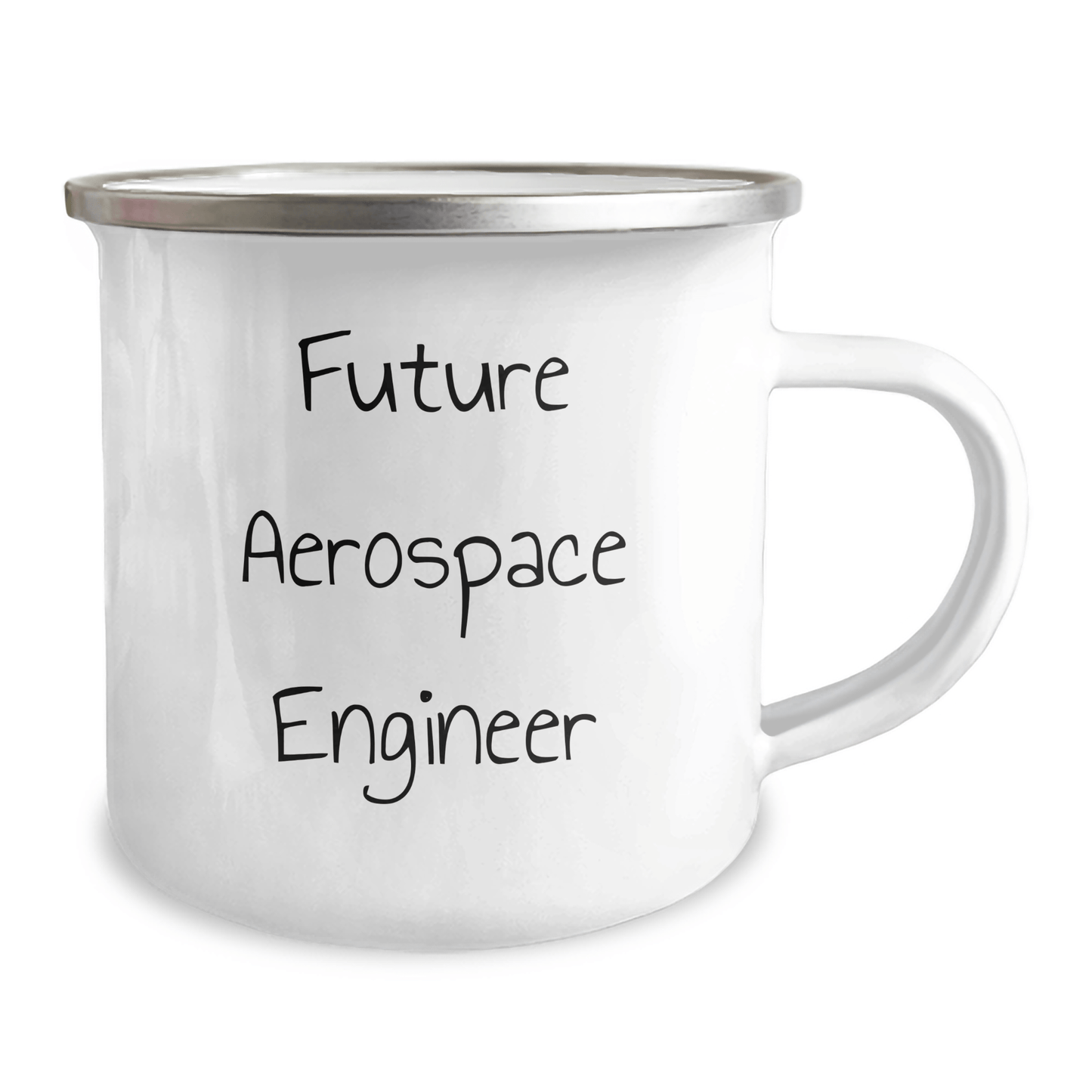 Funny Future Aerospace Engineer Camping Mug Gifts from Friends, Perfect for Graduation, 'Reach for the Stars' - Victory Thru Vision