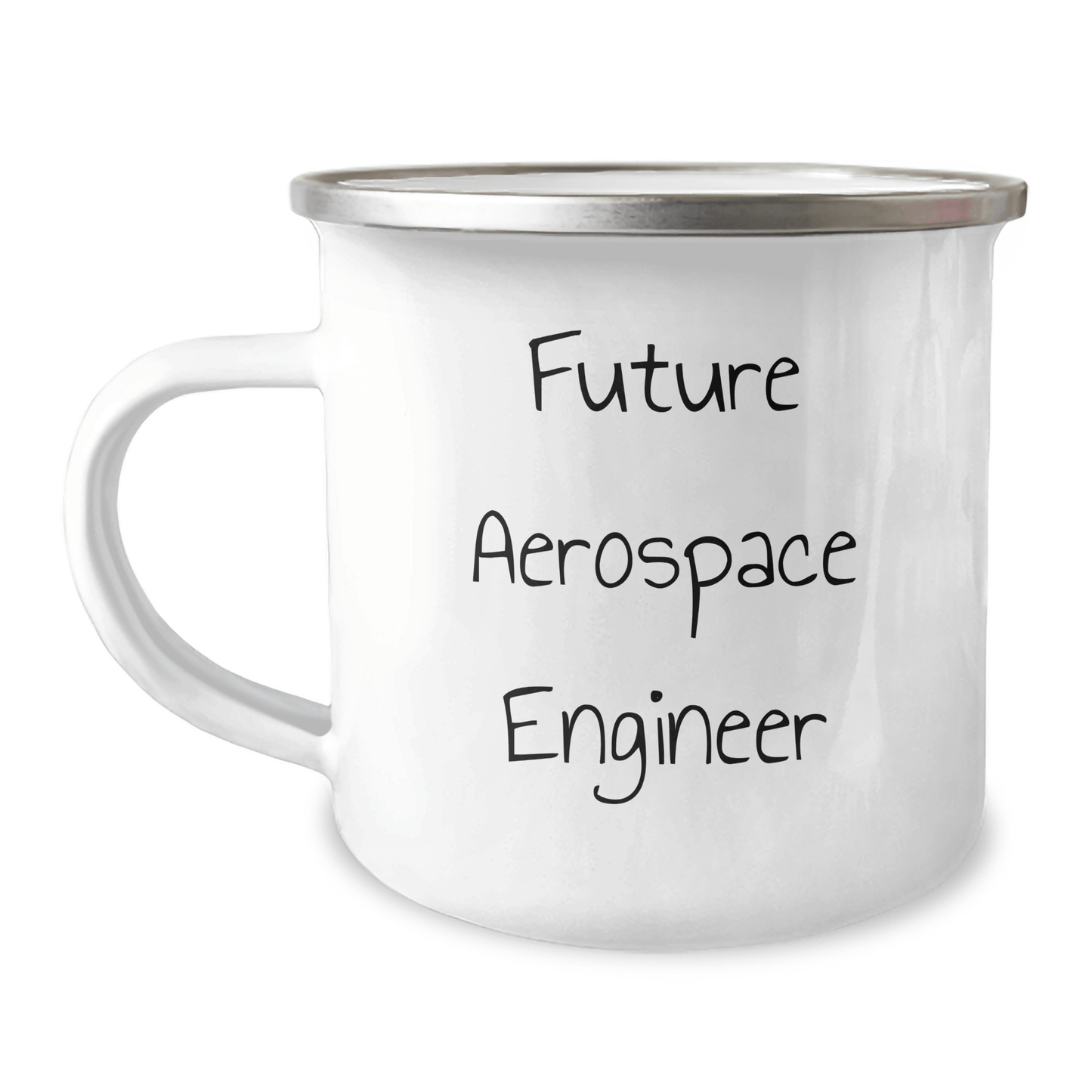 Funny Future Aerospace Engineer Camping Mug Gifts from Friends, Perfect for Graduation, 'Reach for the Stars' - Victory Thru Vision
