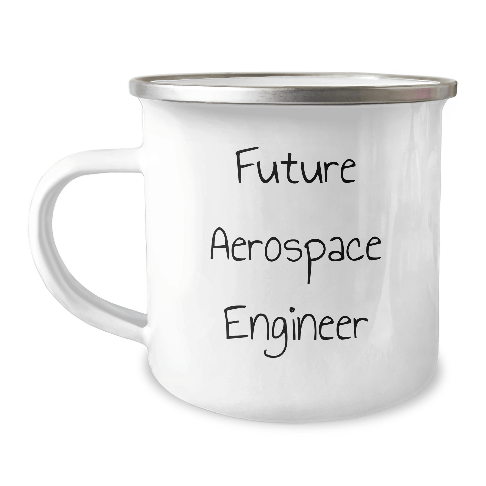 Funny Future Aerospace Engineer Camping Mug Gifts from Friends, Perfect for Graduation, 'Reach for the Stars' - Victory Thru Vision