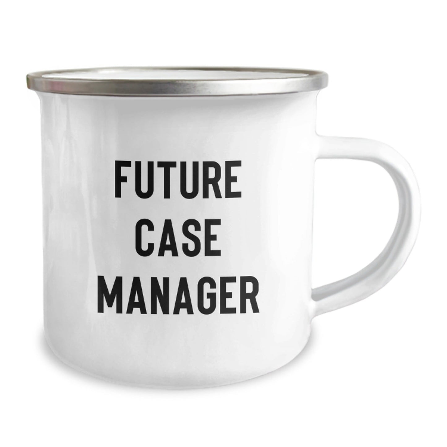 Funny Future Case Manager Gifts, Case Manager Camping Mug, 'You're a - maize - ing!' Quote, 12 oz Stainless Steel with Enamel Finish, Gifts from Friends to Case Manager - Victory Thru Vision
