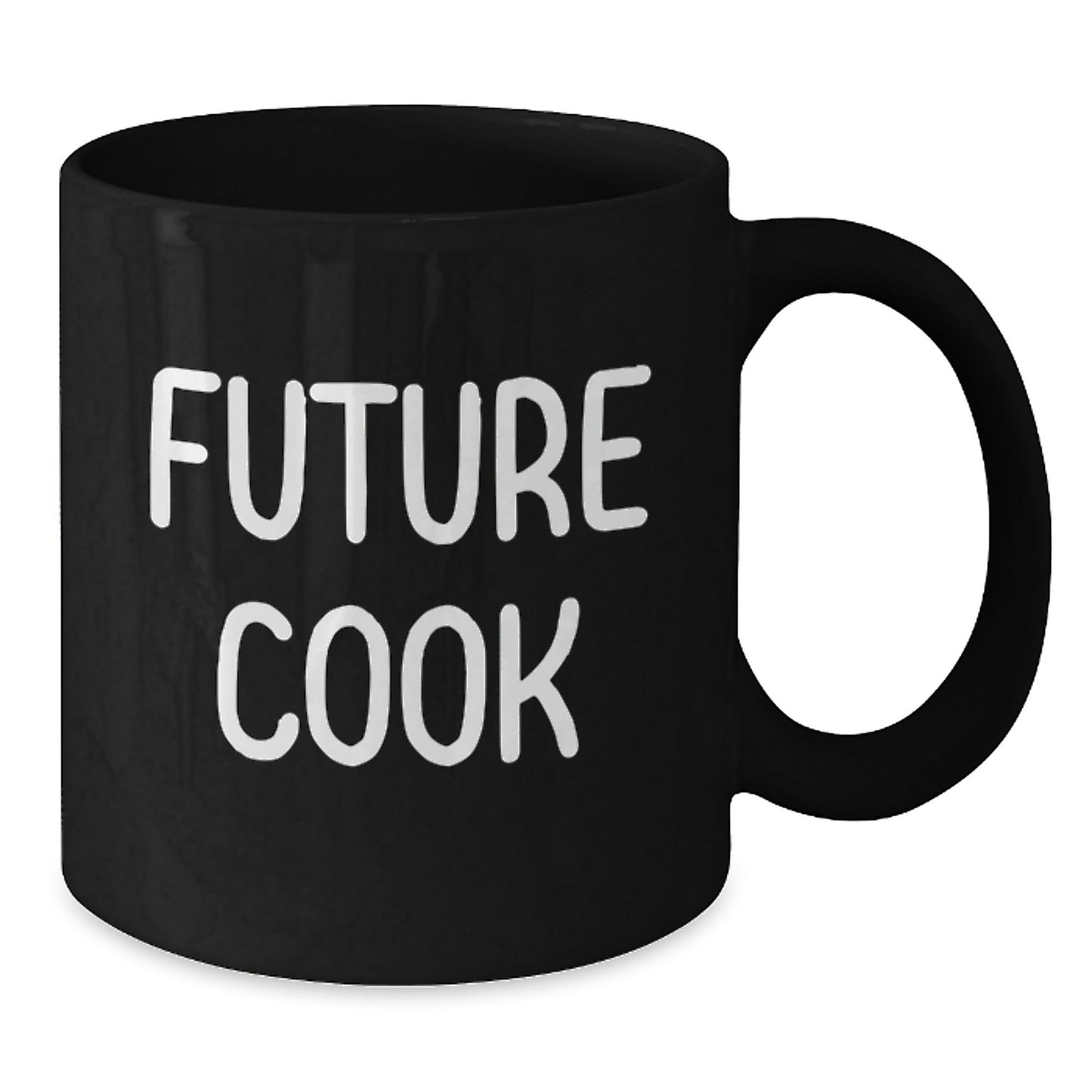 Funny Future Cook Gifts from Mom to Future Cook for Graduation, Black Coffee Mug, 'You're Brewing Up a Bright Future' - Victory Thru Vision