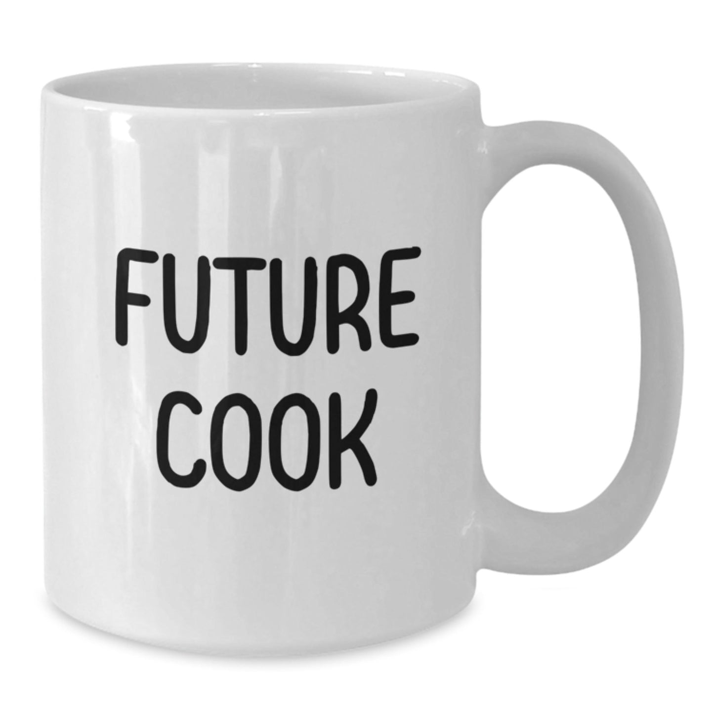 Funny Future Cook Quotes Gifts for Him from Family, Ceramic White Coffee Mug, 11oz or 15oz Capacity, Microwave and Dishwasher Safe for Graduation - Victory Thru Vision