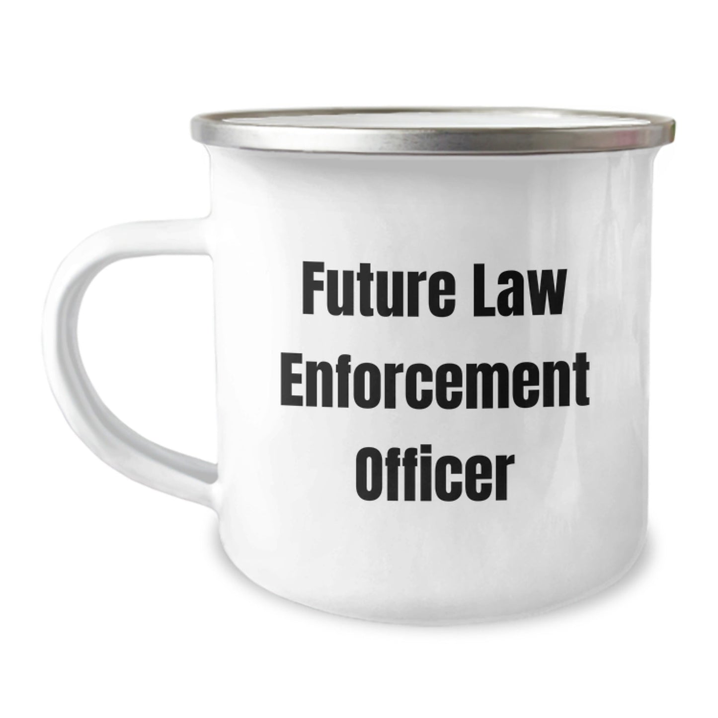 Funny Future Law Enforcement Officer Gifts, Camping Mug for Law Enforcement Officer, Graduation Unique Gifts from Friends to Future Law Enforcement Officer - Victory Thru Vision