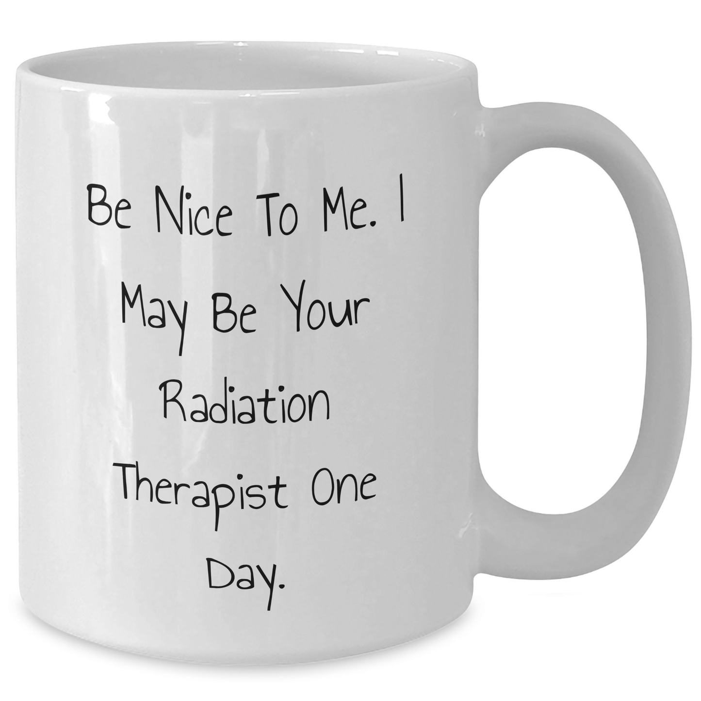 Funny Gifts from Friends and Family for Radiation Therapist, White Coffee Mug, Inspirational Quote, Graduation Unique Gifts - Victory Thru Vision