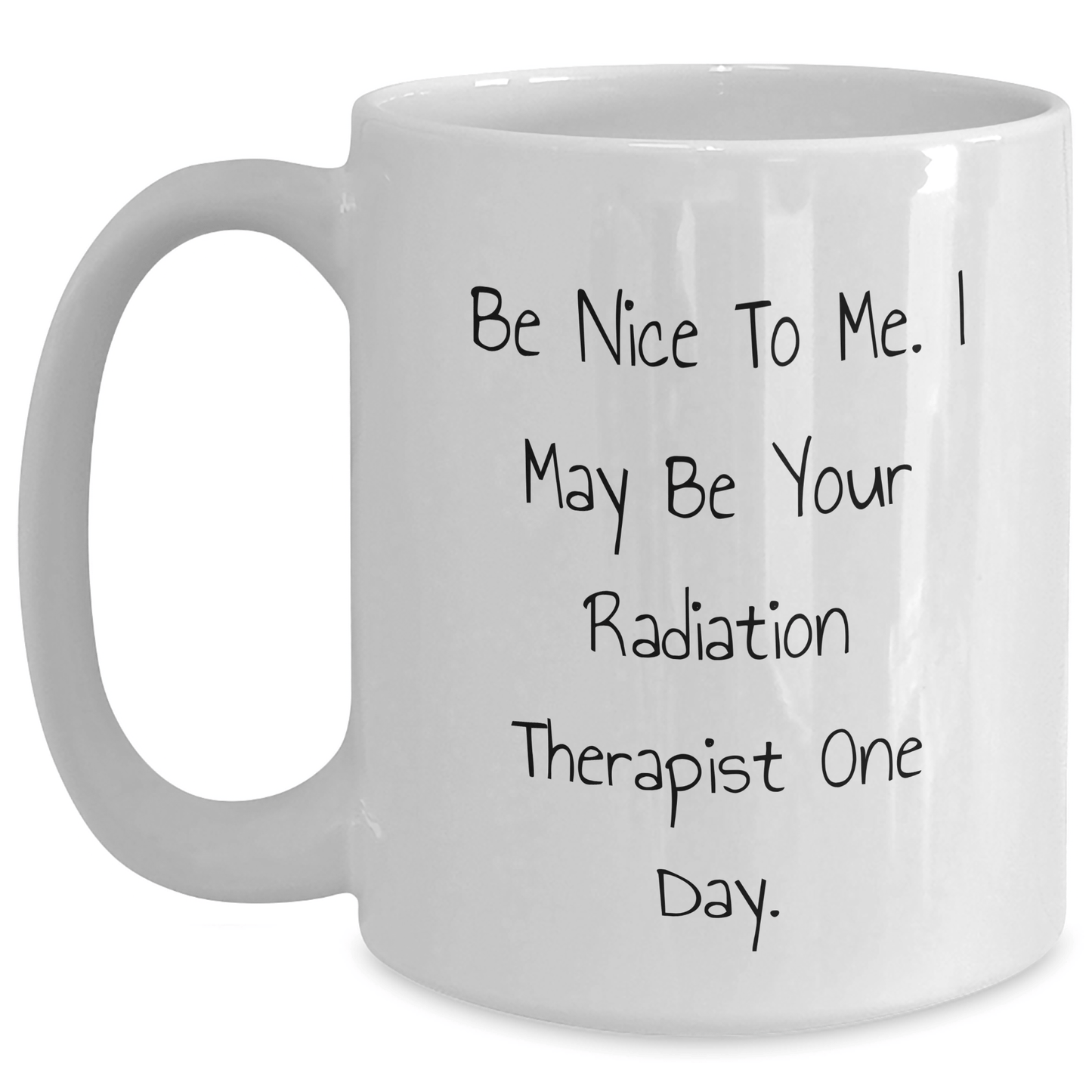 Funny Gifts from Friends and Family for Radiation Therapist, White Coffee Mug, Inspirational Quote, Graduation Unique Gifts - Victory Thru Vision