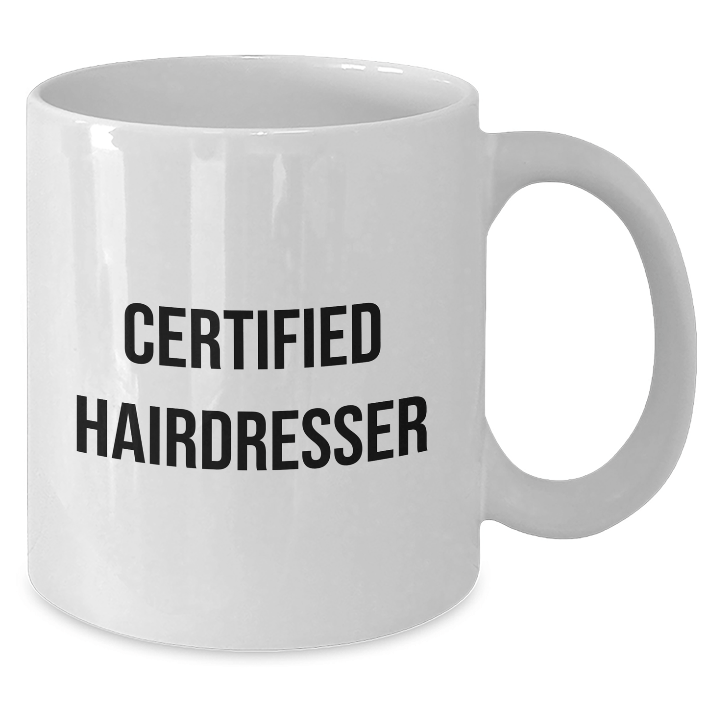 Funny Gifts from Hairdresser Lovers for Dad's Special Day - White Coffee Mug for Men or Women - Victory Thru Vision