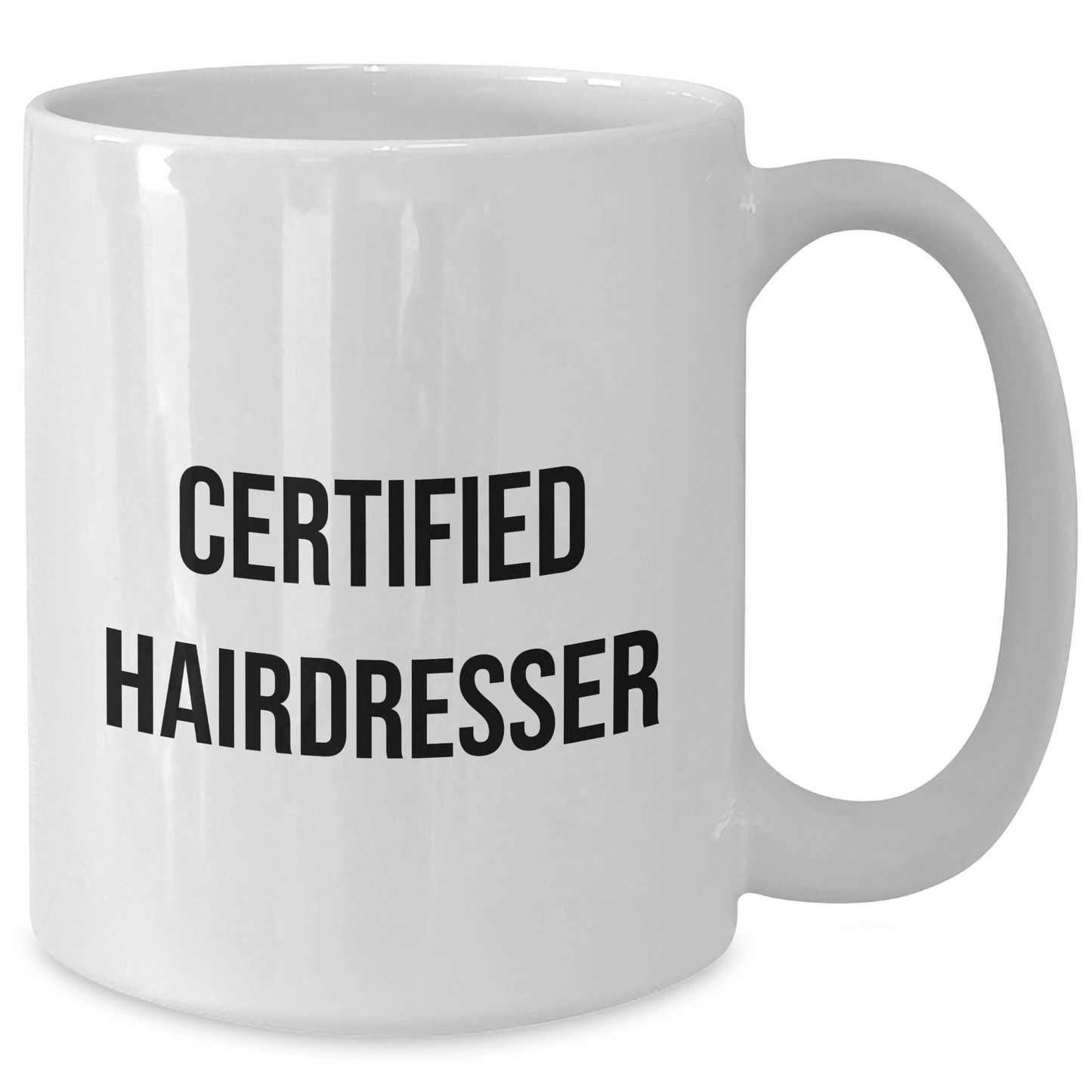 Funny Gifts from Hairdresser Lovers for Dad's Special Day - White Coffee Mug for Men or Women - Victory Thru Vision