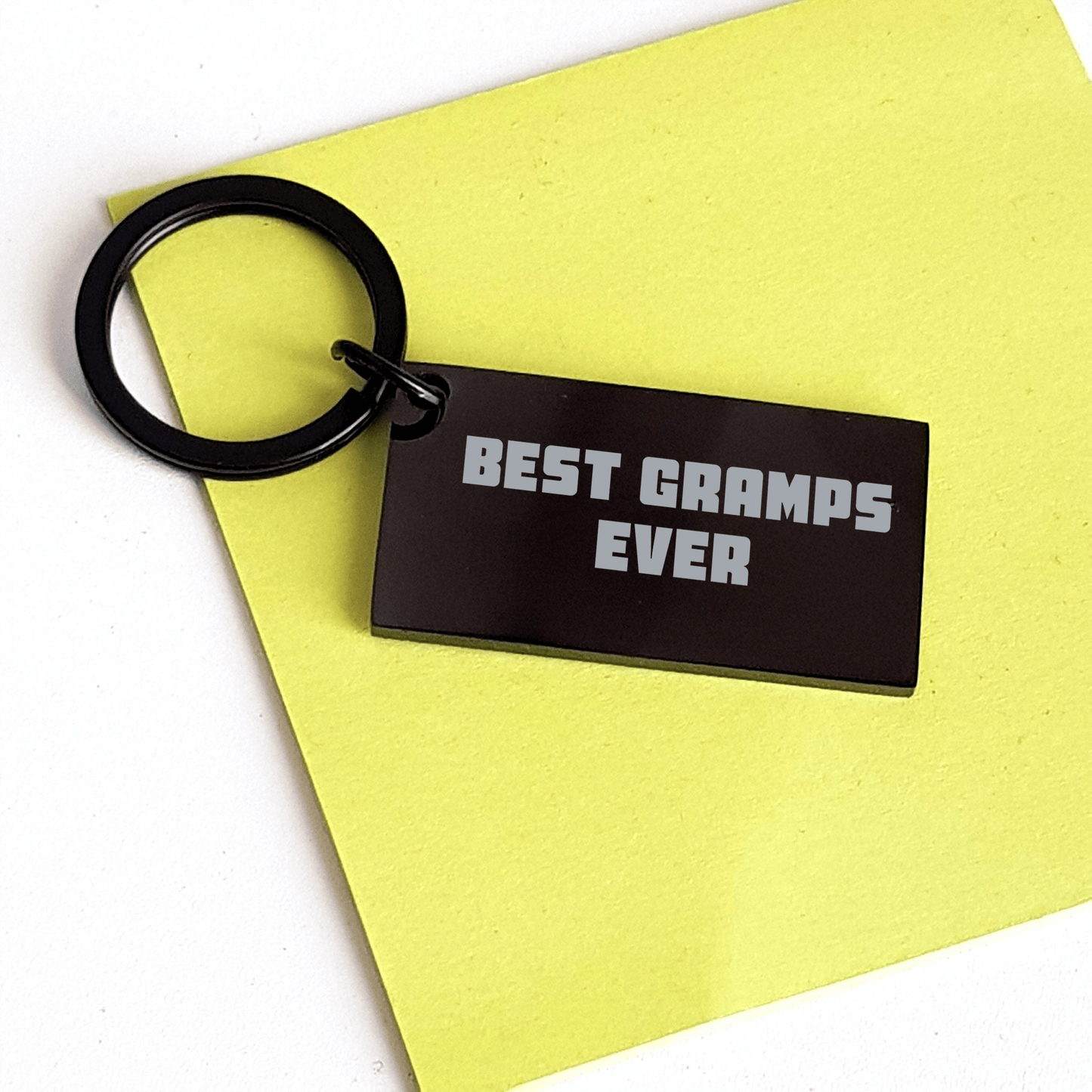 Funny Gramps Gifts for Men - Best Gramps Ever Keychain for Graduation, Stainless Steel, Highly Resistant to Rust - Gifts from Men to Gramps - Victory Thru Vision
