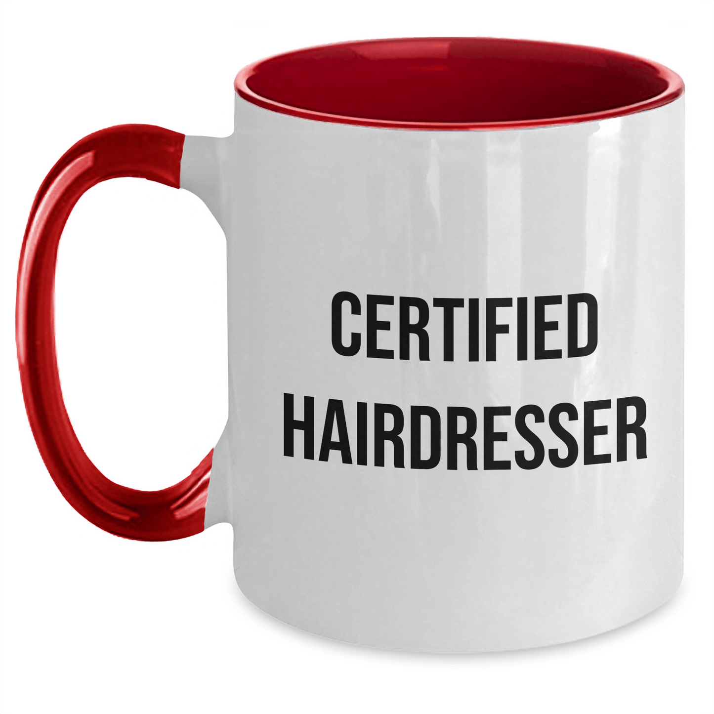 Funny Hairdresser Quotes Gifts from Friends and Family Two Tone Coffee Mugs for Hairdresser Dad, Unique Father's Day Unique Gifts - Victory Thru Vision