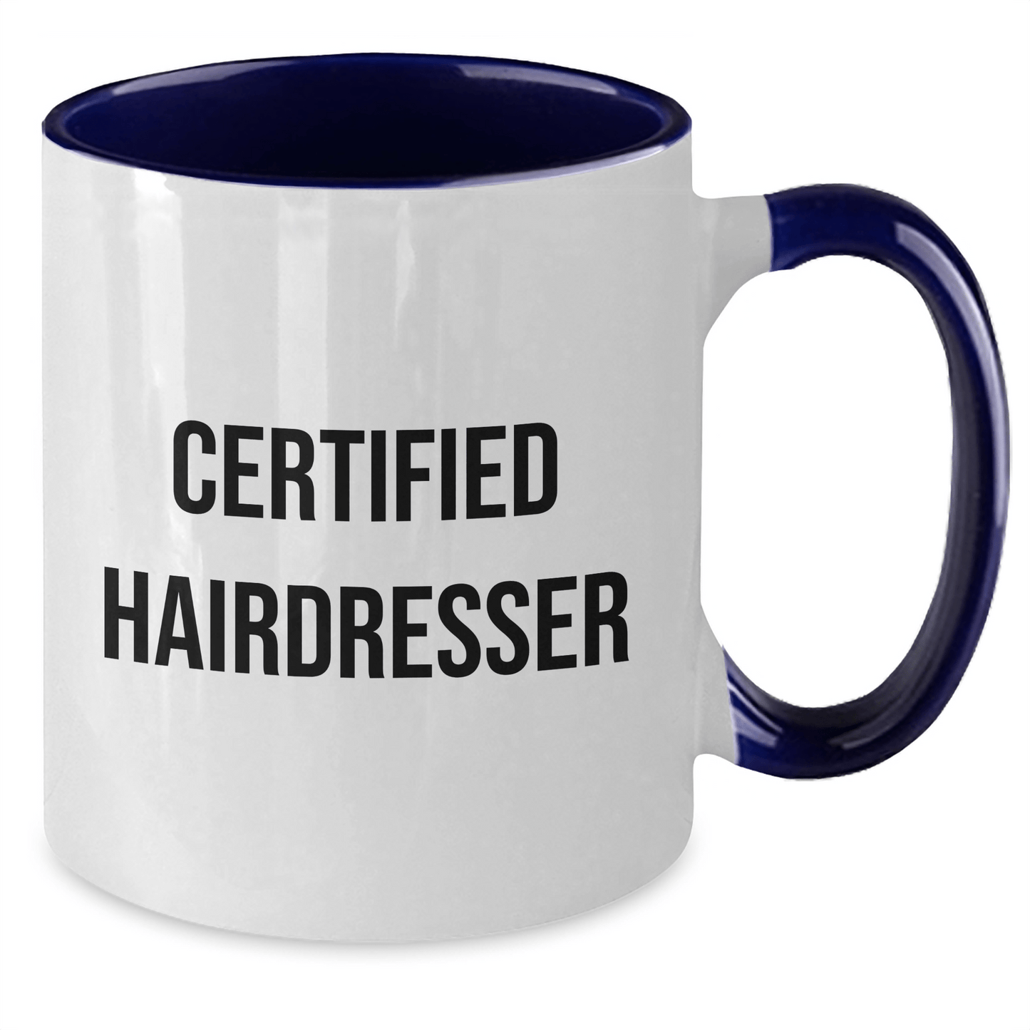 Funny Hairdresser Quotes Gifts from Friends and Family Two Tone Coffee Mugs for Hairdresser Dad, Unique Father's Day Unique Gifts - Victory Thru Vision