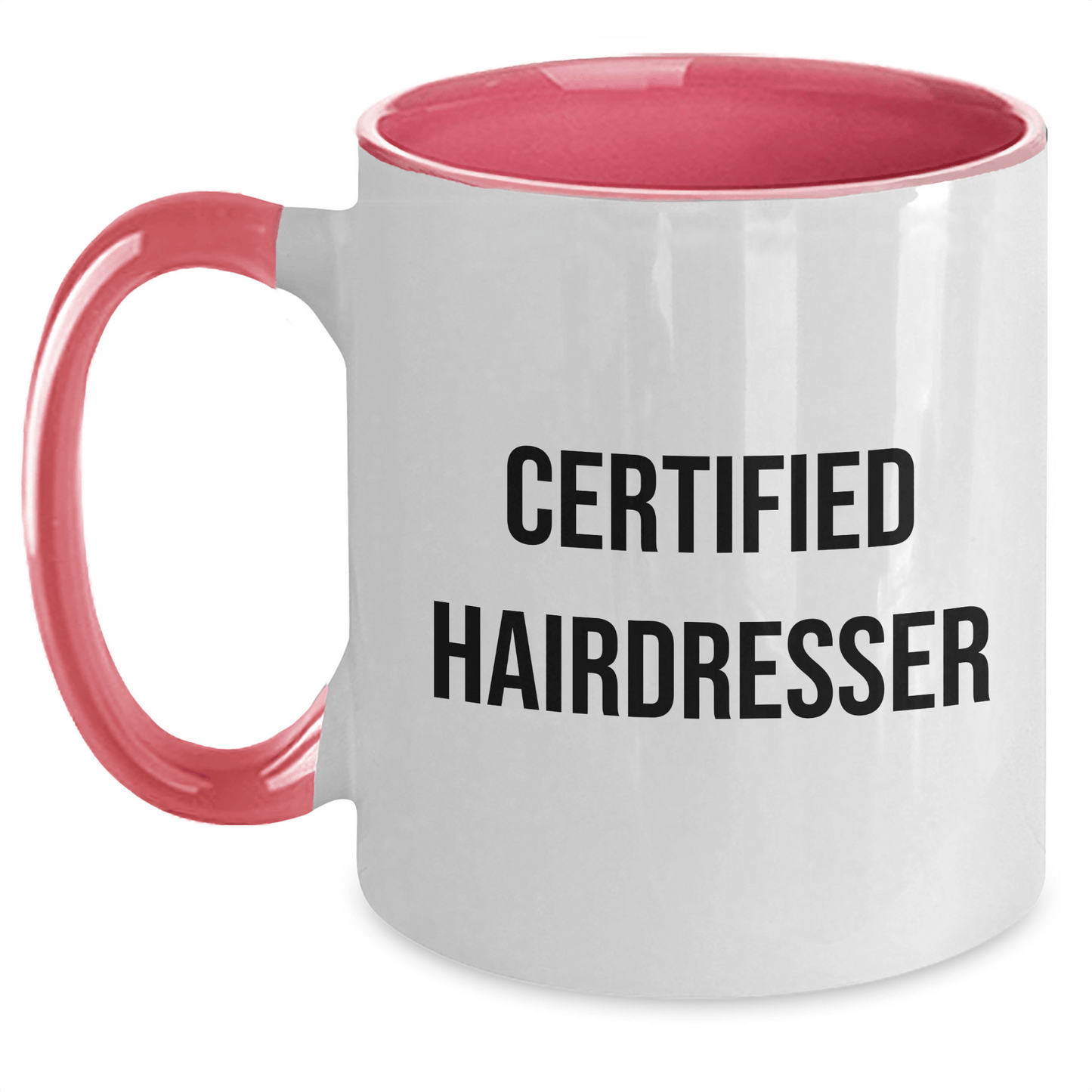 Funny Hairdresser Quotes Gifts from Friends and Family Two Tone Coffee Mugs for Hairdresser Dad, Unique Father's Day Unique Gifts - Victory Thru Vision