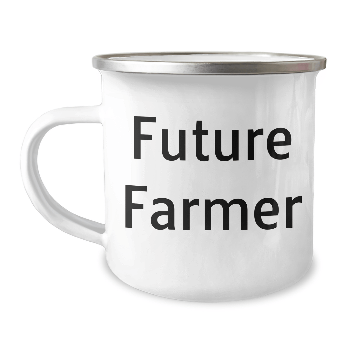 Funny Inspirational Gifts from Friends and Family for Future Farmer, Funny Camping Mug for Graduation, 'Future Farmer' Quote - Victory Thru Vision