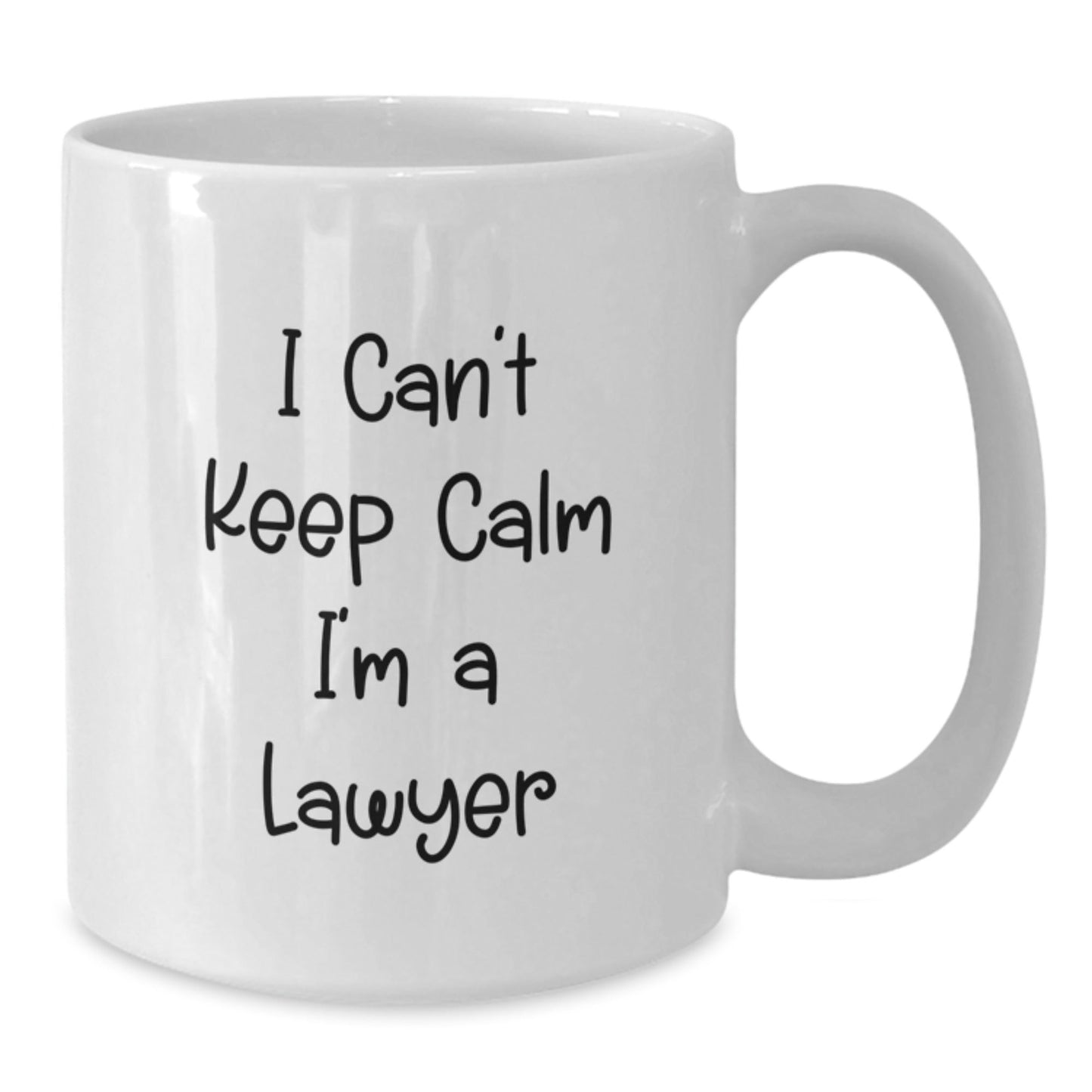 Funny Lawyer Quote White Coffee Mug Gifts from Family to Lawyer Friends Graduation Unique - Victory Thru Vision