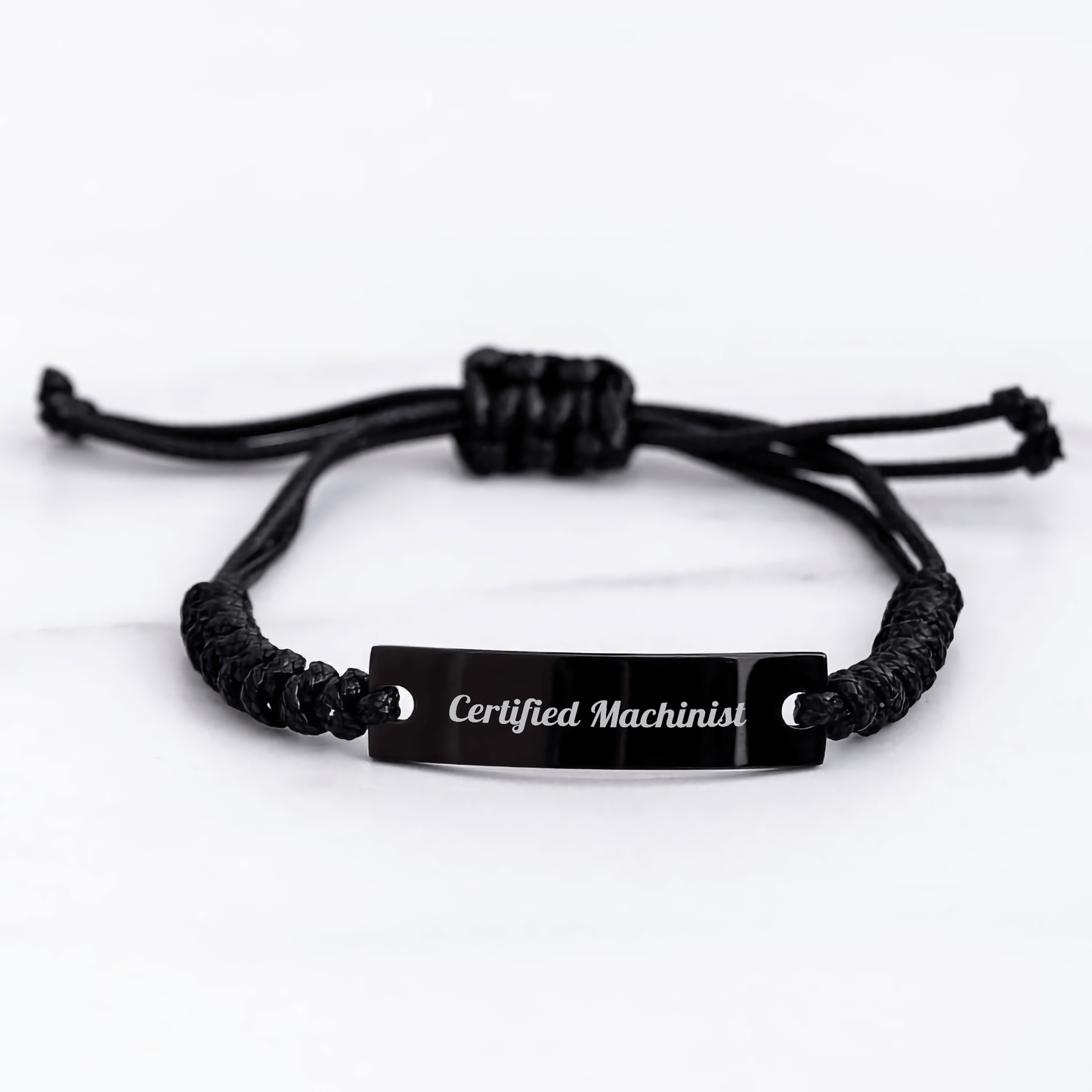 Funny Machinist Rope Braces for Dad's Day Gifts from Men to Machinist Friends, Certified Machinist Quote - Victory Thru Vision