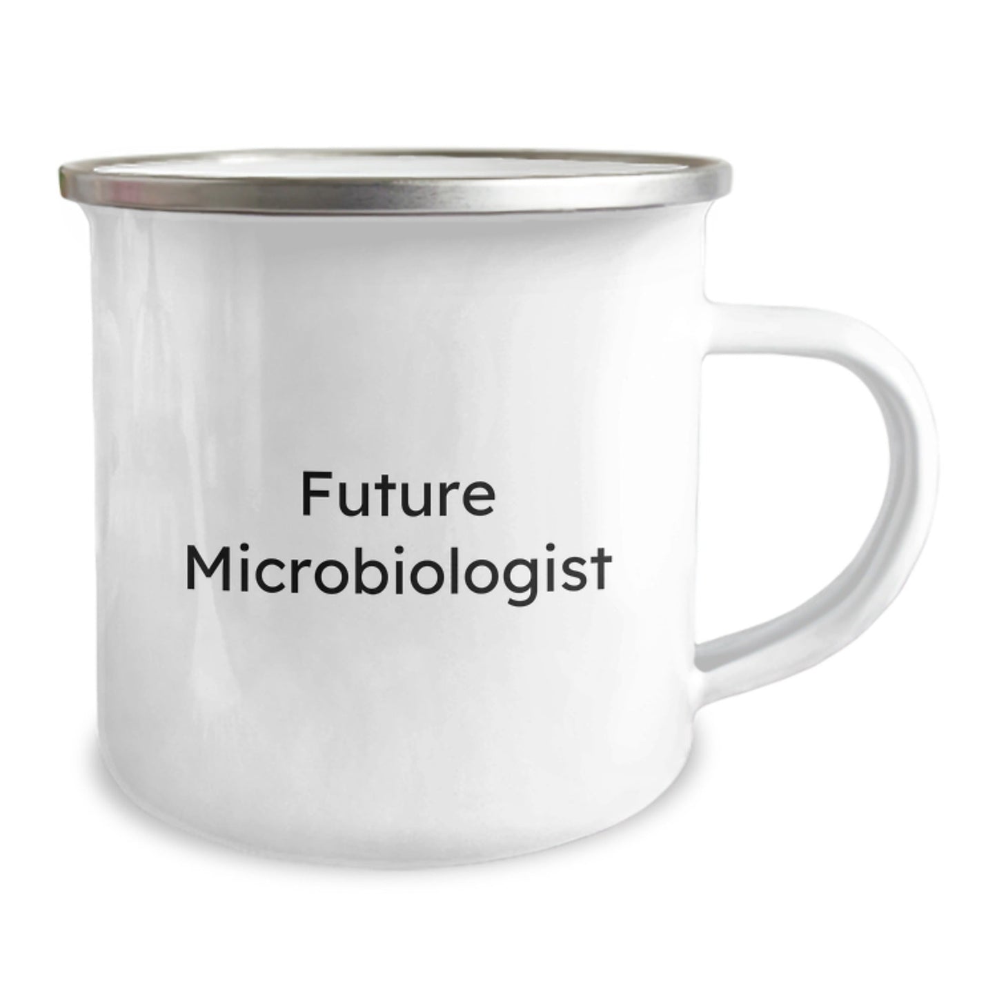 Funny Microbiologist Gifts for Future Microbiologists, Graduation Unique Gifts from Friends to Microbiologists, Camping Mug - 'Future Microbiologist' Printed - Victory Thru Vision