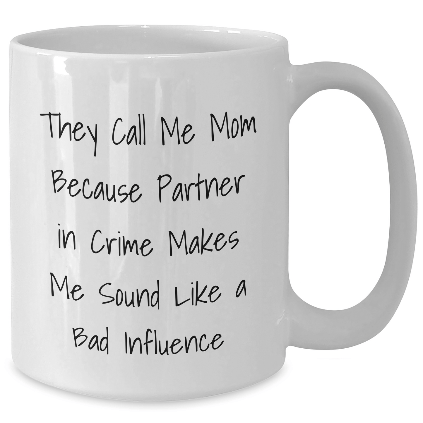 Funny Mom Gifts from Women, Gifts for Mom, White Coffee Mug, 'They Call Me Mom' Quote, Perfect Graduation Unique Gifts - Victory Thru Vision