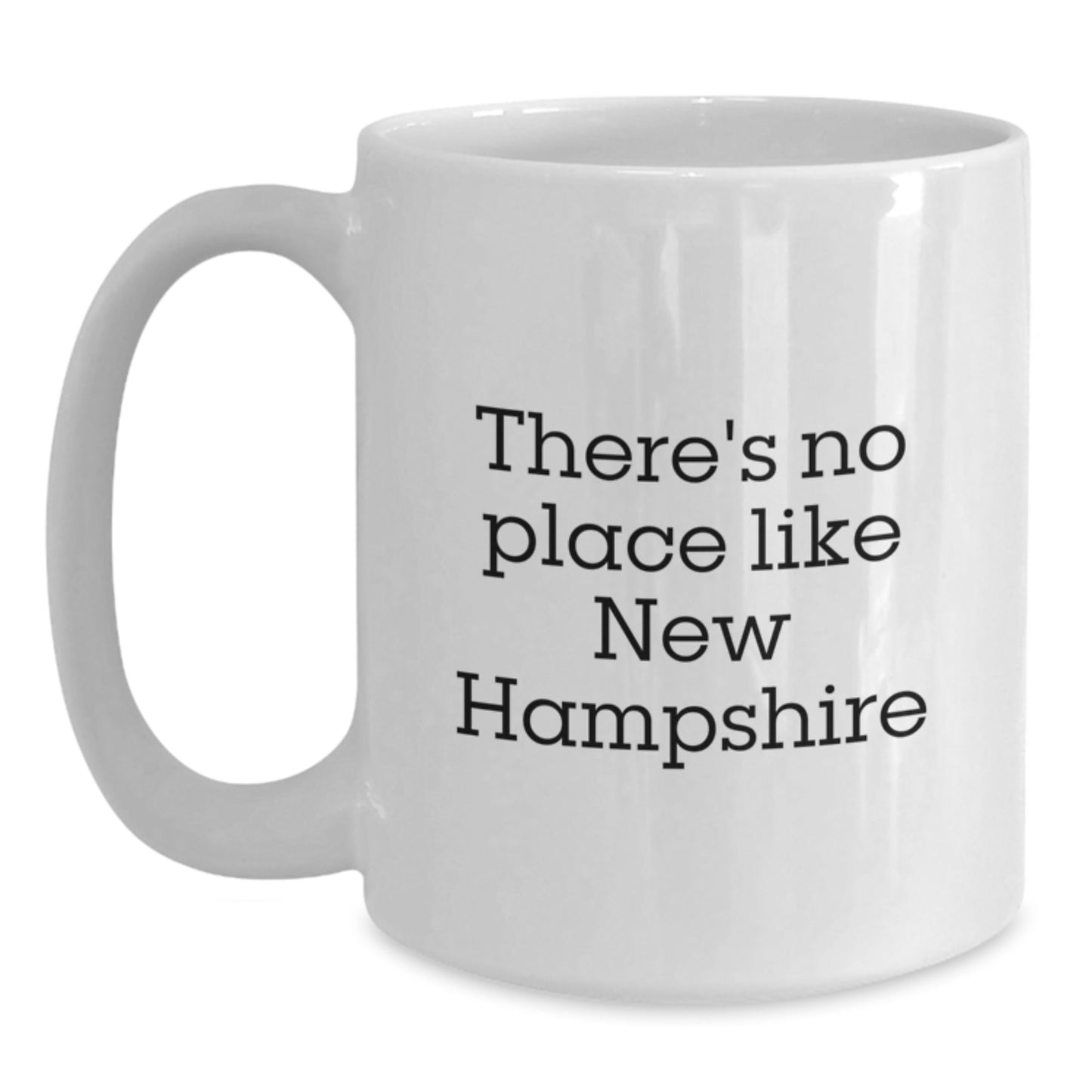 Funny New Hampshire Quote Gift for Men from New Hampshire, White Coffee Mug, Birthday Unique Gifts - Victory Thru Vision