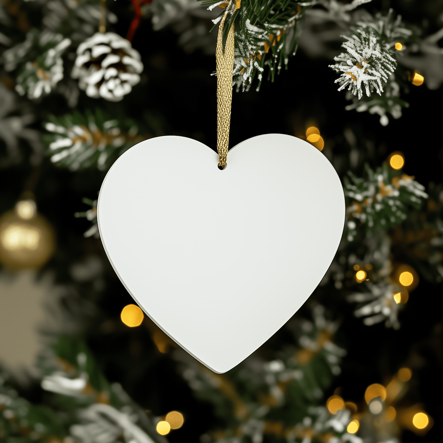 Funny English Springer Spaniel Dog Heart Ornament Gifts from Best Friends for Christmas