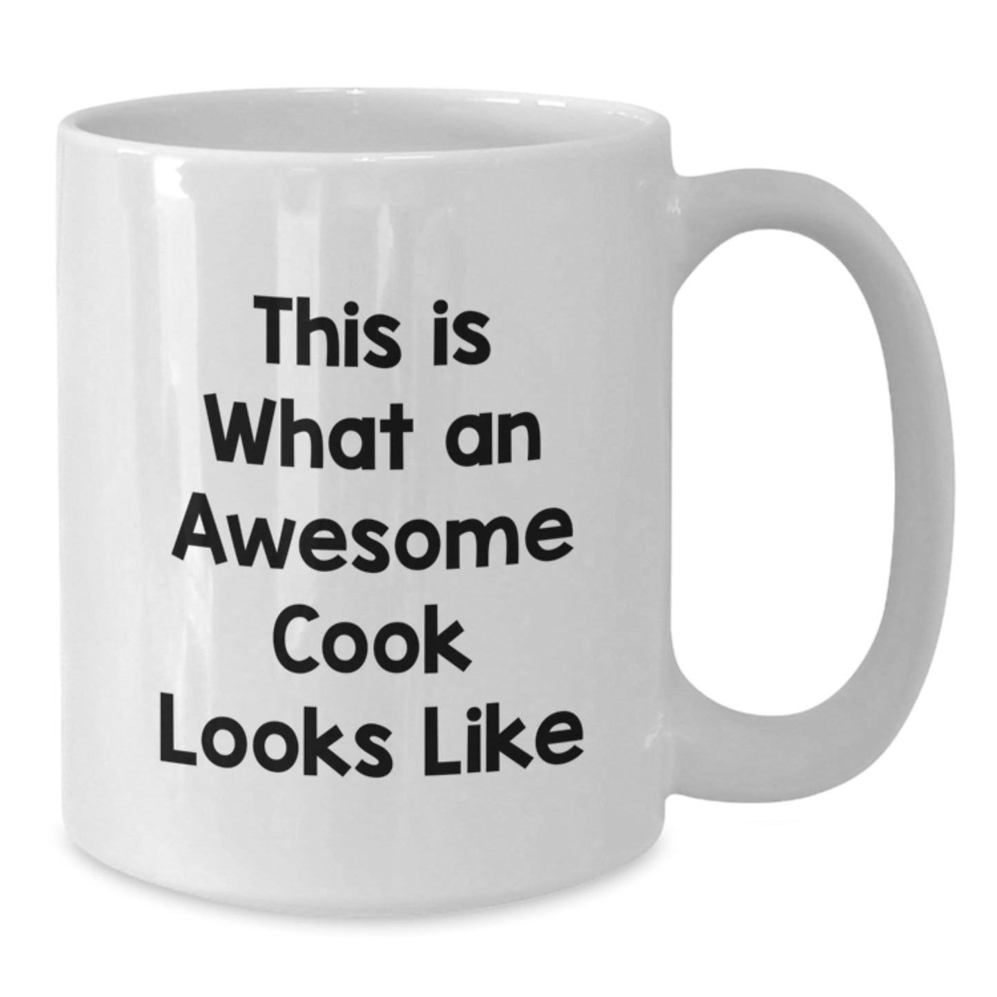 Funny Quote Cook Gifts for Men from Friends on Graduation Day White Coffee Mug, 11oz or 15oz Capacity, Ceramic, Microwave and Dishwasher Safe - Victory Thru Vision
