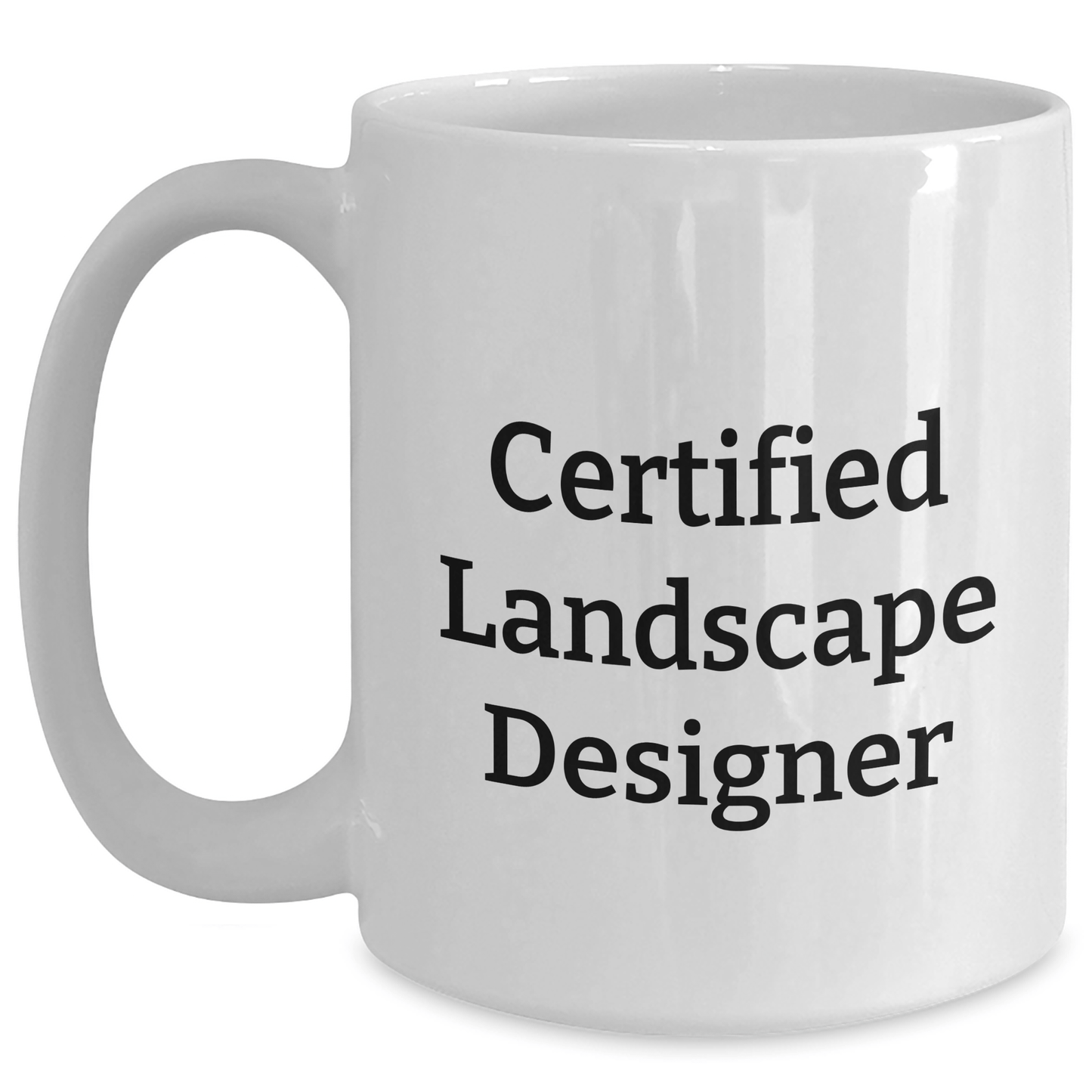 Funny Quotes Gifts for Landscape Designer, White Coffee Mug from Men, Unique Father's Day Unique Gifts - Victory Thru Vision