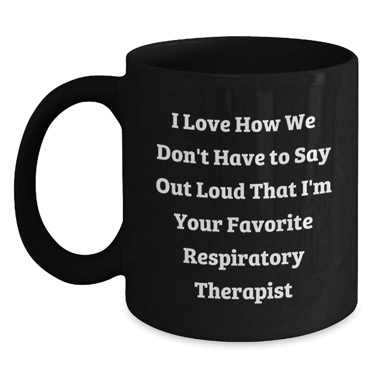 Funny Respiratory Therapist Gifts, Inspirational Quote on Black Coffee Mug, Gifts from Friends for Birthday, Unique Respiratory Therapist Birthday Unique Gifts for Men - Victory Thru Vision