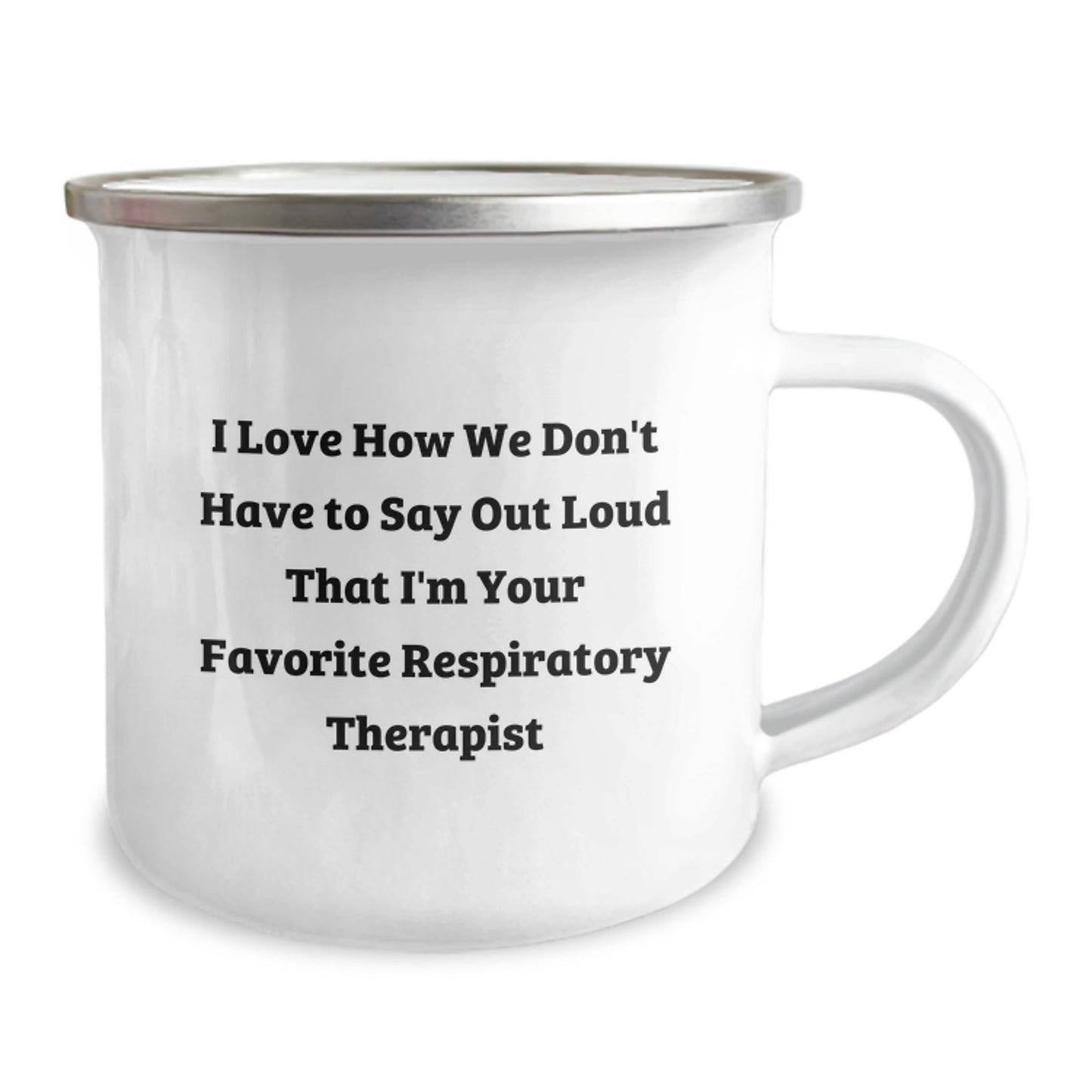 Funny Respiratory Therapist Gifts, Inspirational Quote on Camping Mug, Birthday Present for Men or Women, Gifts from Friends or Coworkers - Victory Thru Vision