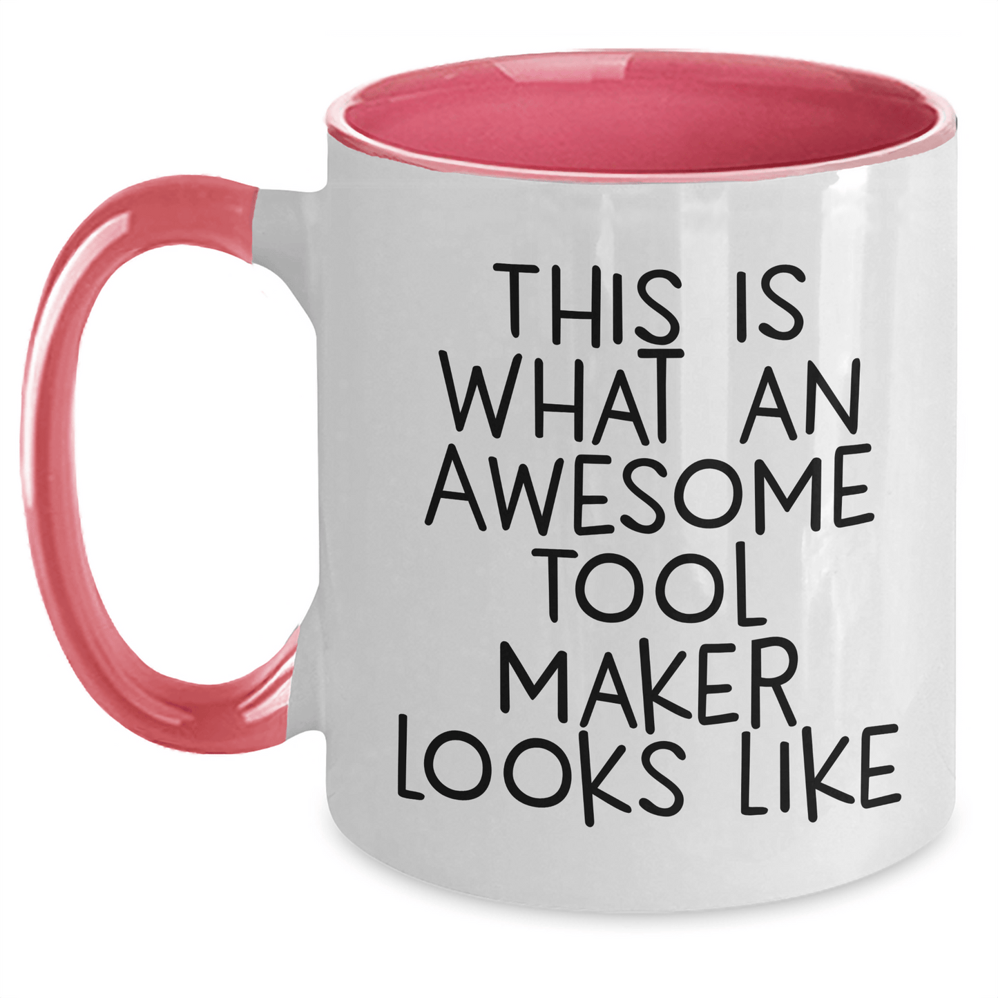 Funny Tool Maker Gifts: This Is What An Awesome Tool Maker Looks Like, Two Tone Coffee Mug for Tool Makers, Gifts from Family, Unique Father's Day Unique Gifts for Tool Maker - Victory Thru Vision