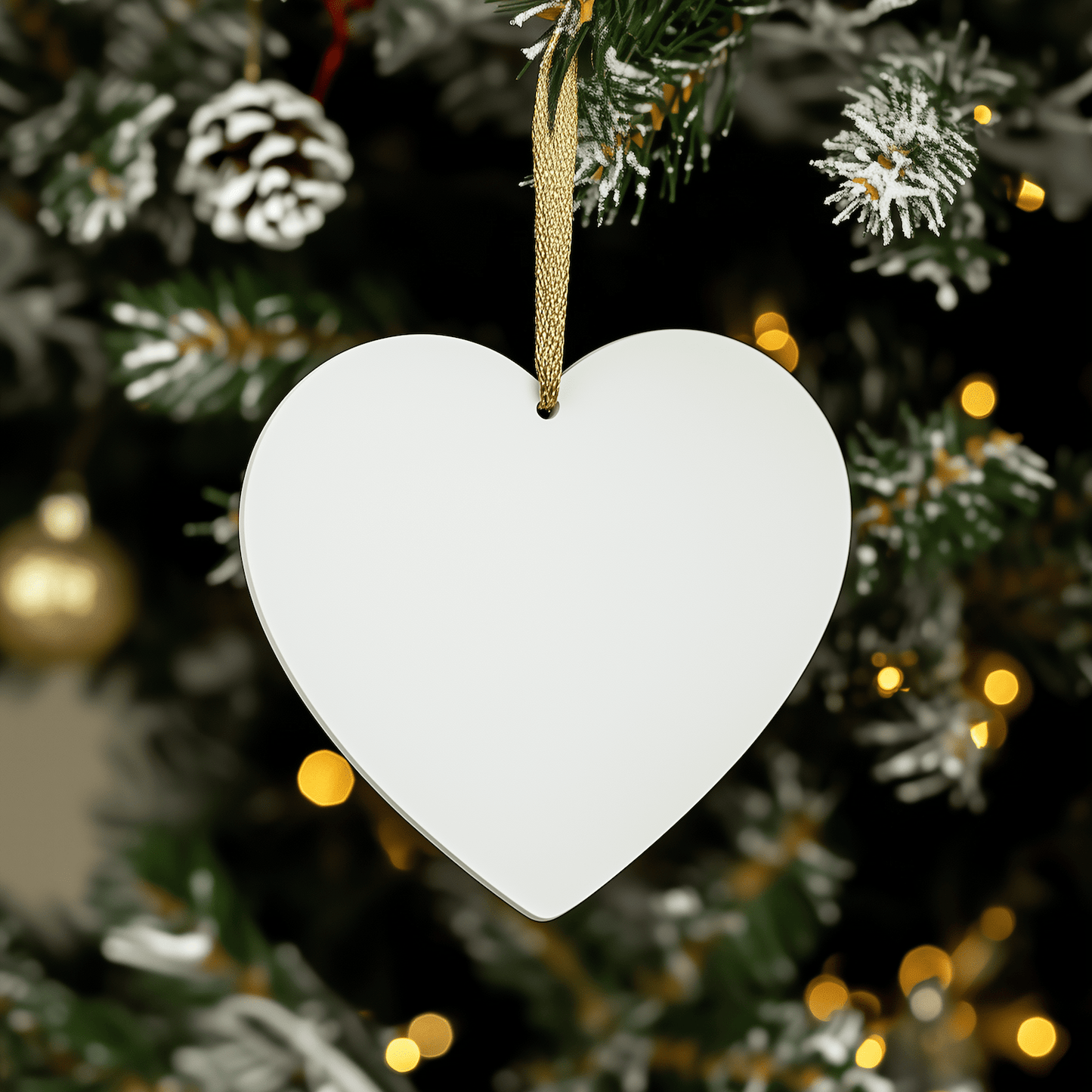 Game Warden Gifts from Friends - Funny Heart Ornament for Christmas - 'Game Warden By Day, World's Best Dad By Night.' - Victory Thru Vision