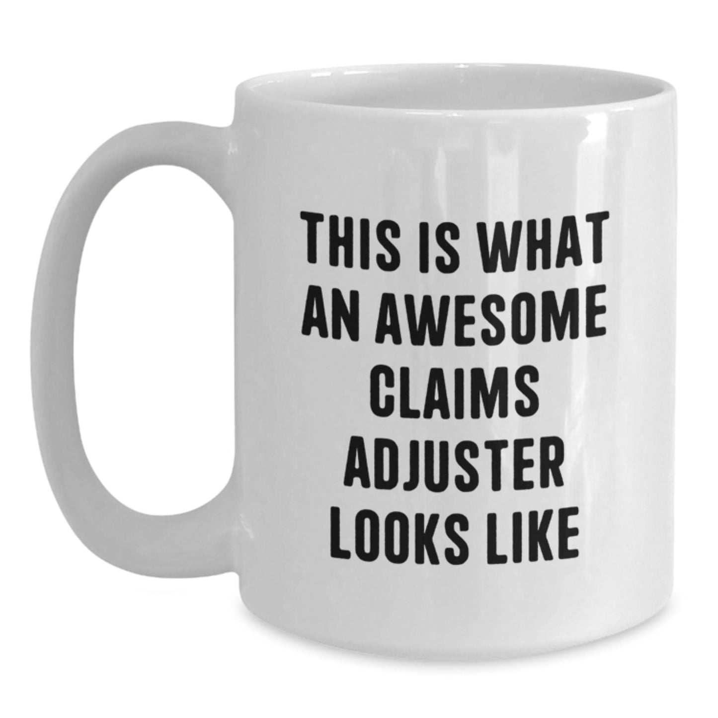Gifts from Friends for Claims Adjuster, Funny White Coffee Mug, Graduation Unique Gifts - Victory Thru Vision