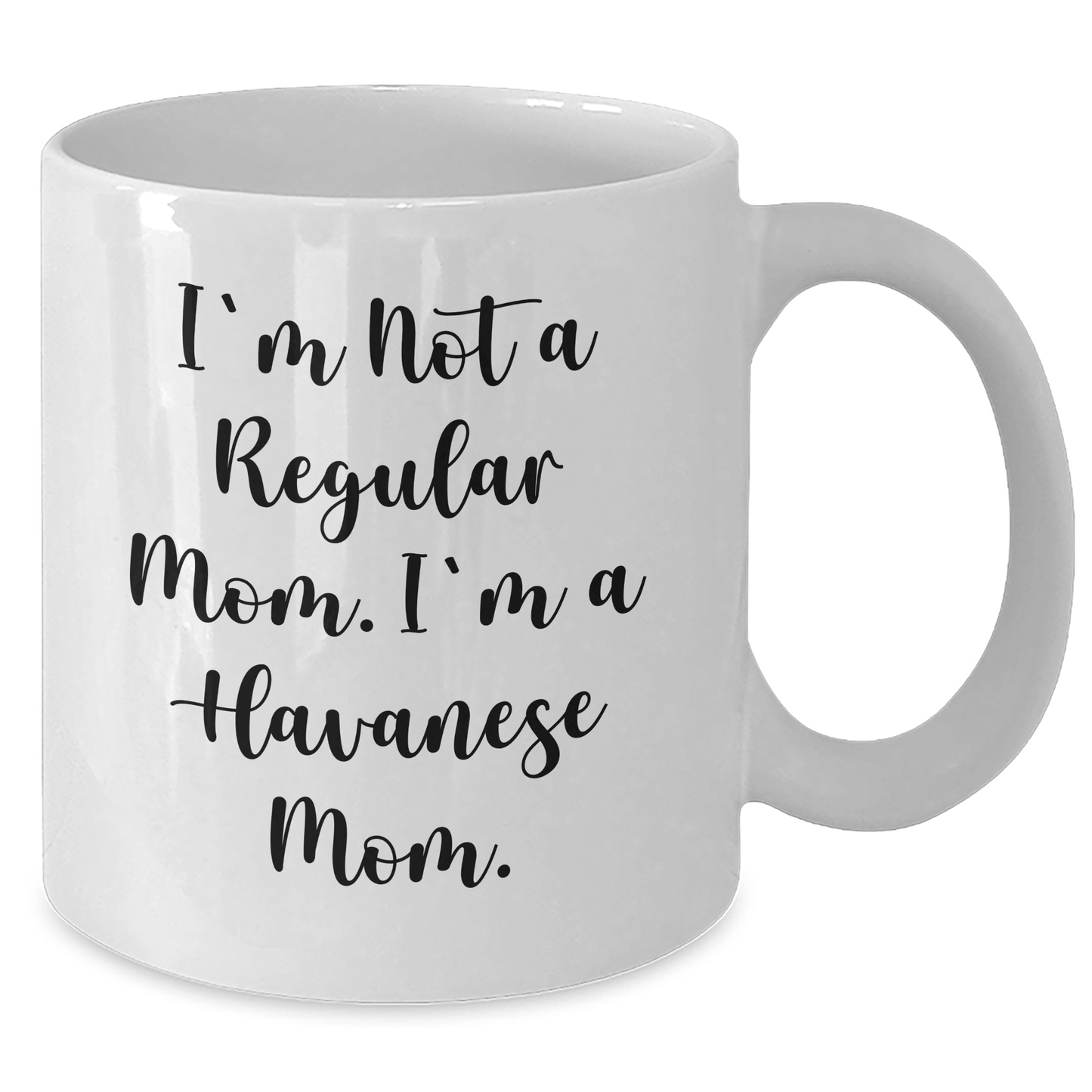 Havanese Dog Gifts, Funny Quote Mug, Gifts from Mom to Havanese Dog Lover, White Coffee Mug for Graduation Unique Gifts - Victory Thru Vision