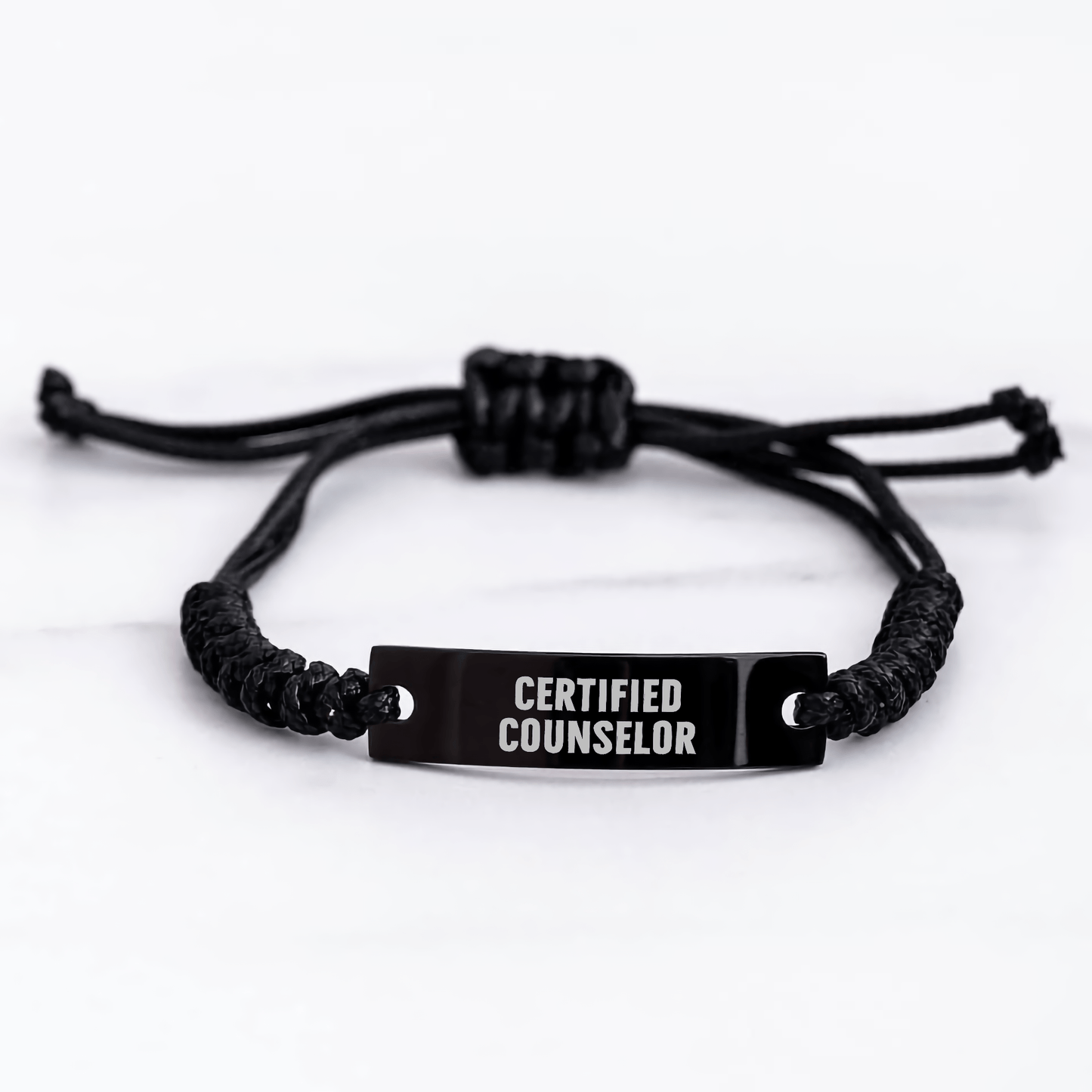 Inspirational Counselor Gifts, Funny 'Life is a Journey' Rope Bracelet, Gifts from Men to Women, Mother's Day Unique Gifts for Counselor - Victory Thru Vision