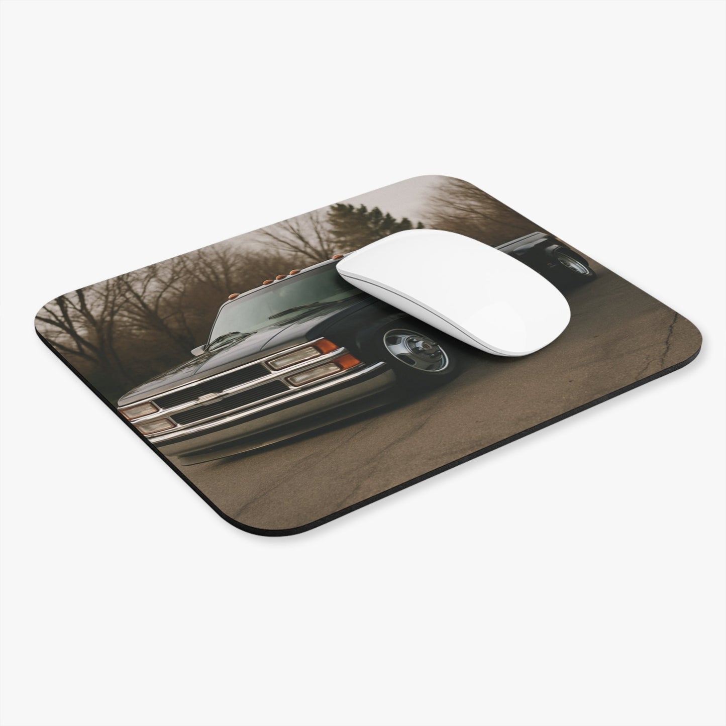 Mouse Pad (Rectangle) - Lowered 1997 Chevy C2500 Dually - Victory Thru Vision