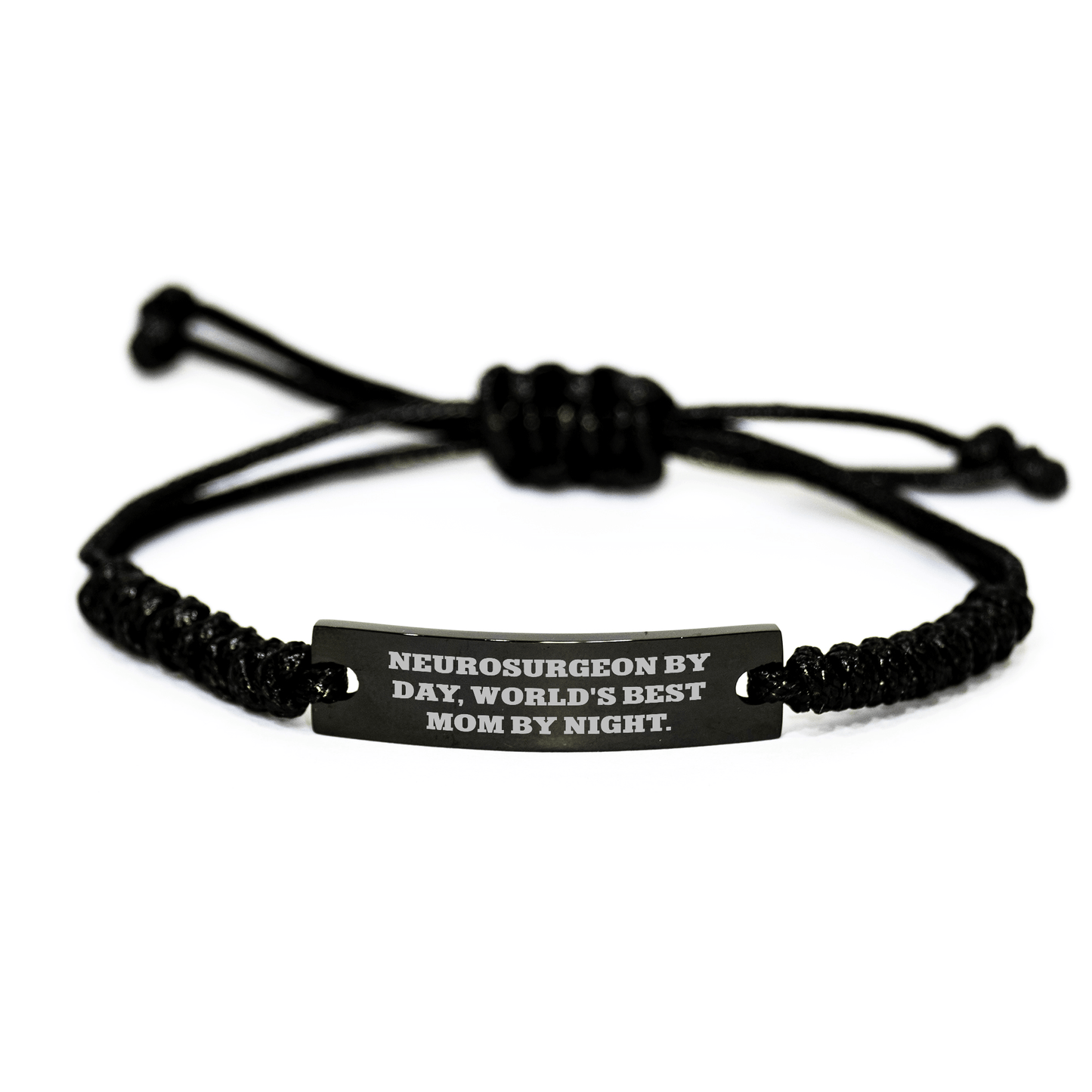 Neurosurgeon Gifts, Funny Quote Dad, Rope Necklace for Father's Day - Gifts from Men, for Neurosurgeon, Funny Mom - Victory Thru Vision