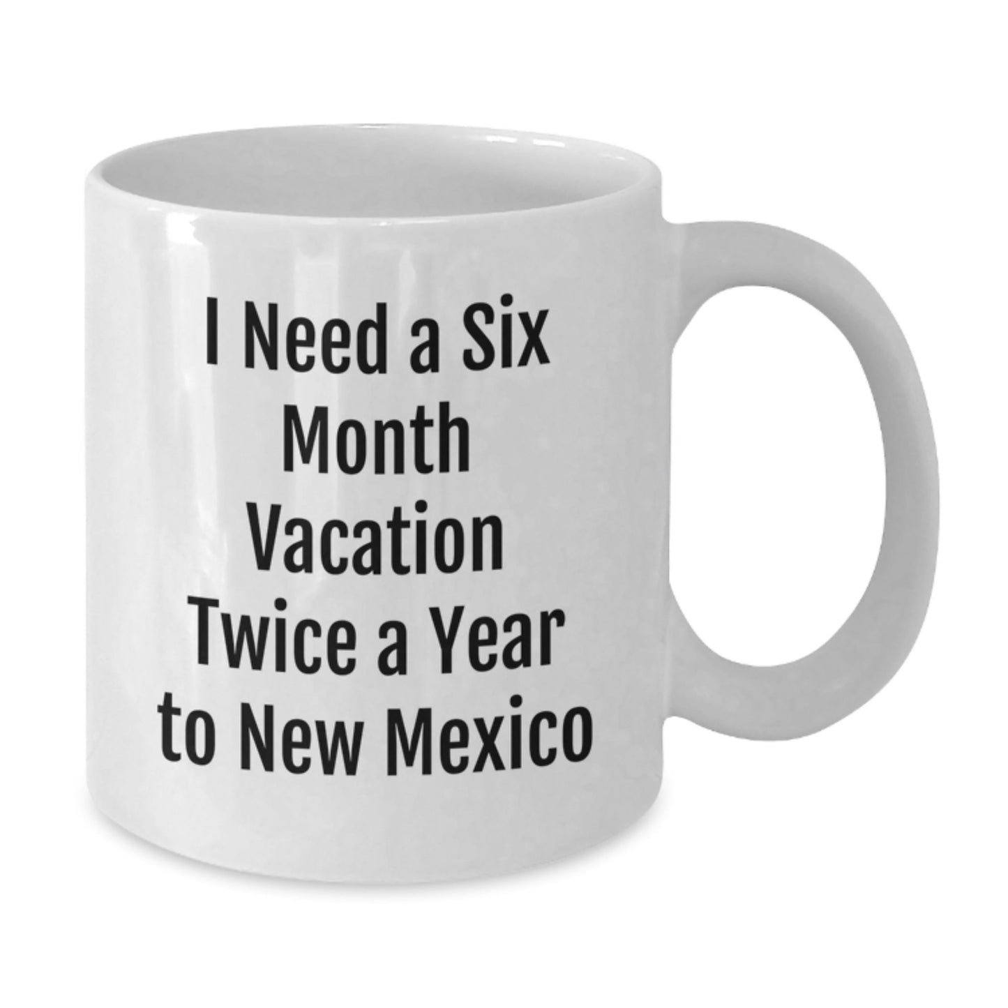 New Mexico Gifts, Funny Quote White Coffee Mug, Gifts from Family, Friends, or Coworkers for New Mexico Lovers, Inspirational Graduation Unique Gifts - Victory Thru Vision