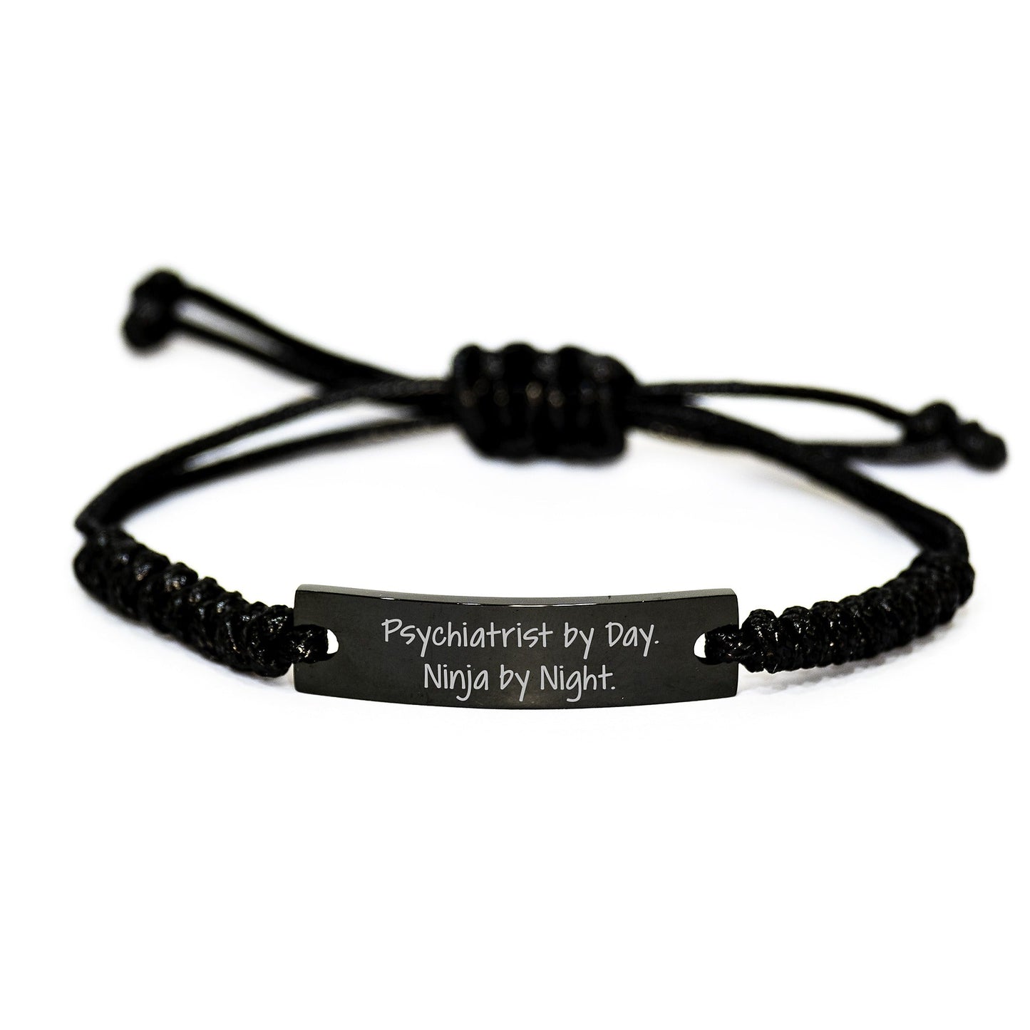 Psychiatrist Gifts from Men, Funny Quote 'Psychiatrist By Day. Ninja By Night.' Adjustable Rope Birthday Unique Gift for Women - Victory Thru Vision