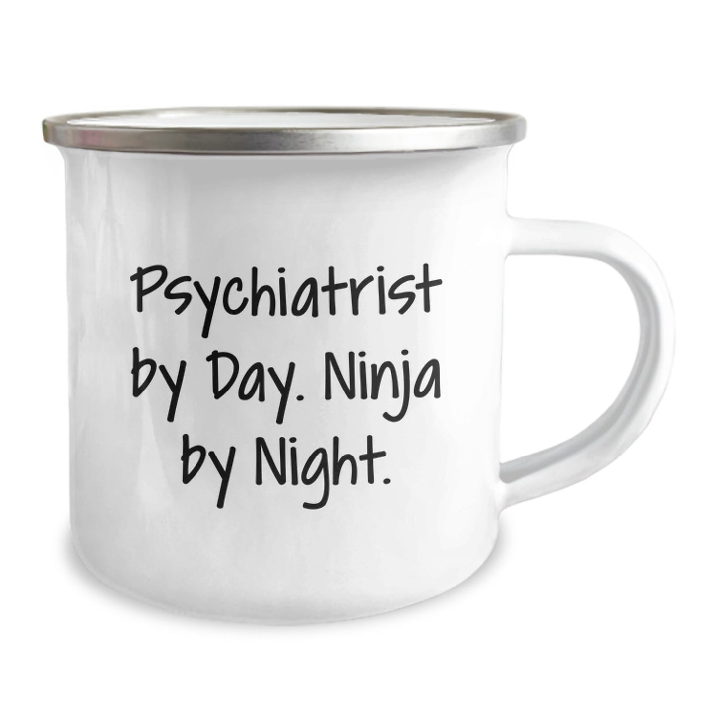Psychiatrist Mug Gifts from Men - 'Psychiatrist By Day. Ninja By Night.' Funny Birthday Unique Gifts for Psychiatrist - Victory Thru Vision