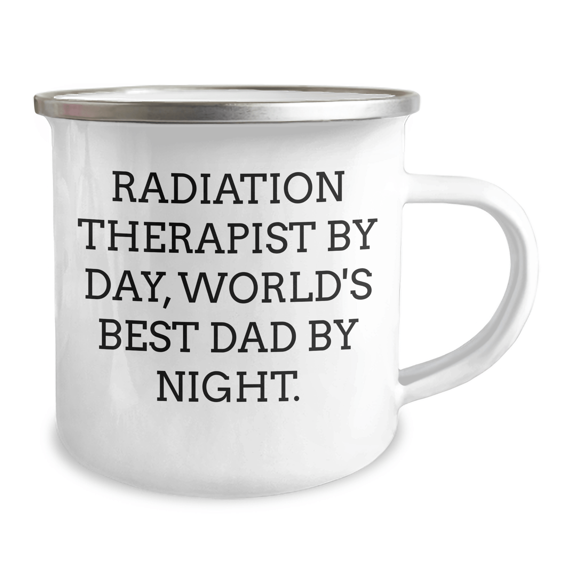 Radiation Therapist Gifts, Funny Mugs for Dad's, Camping Mug by Day, World's Best Dad by Night, Father's Day Unique Gifts from Family - Victory Thru Vision