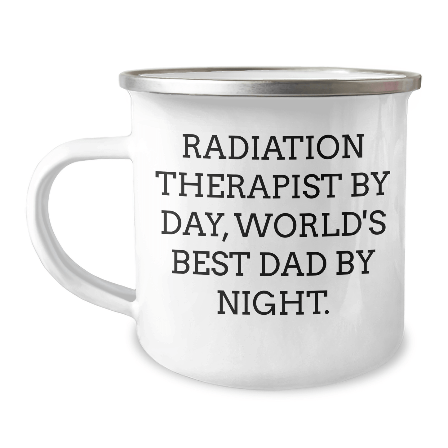 Radiation Therapist Gifts, Funny Mugs for Dad's, Camping Mug by Day, World's Best Dad by Night, Father's Day Unique Gifts from Family - Victory Thru Vision