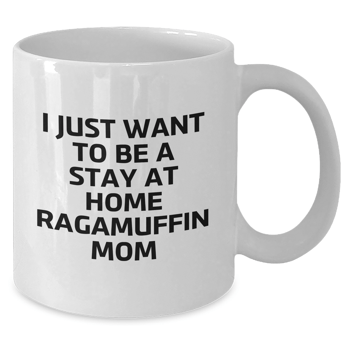 Ragamuffin Cat Mom Funny White Coffee Mug, Gifts from Men to Friends and Family, Perfect for Father's Day - Victory Thru Vision