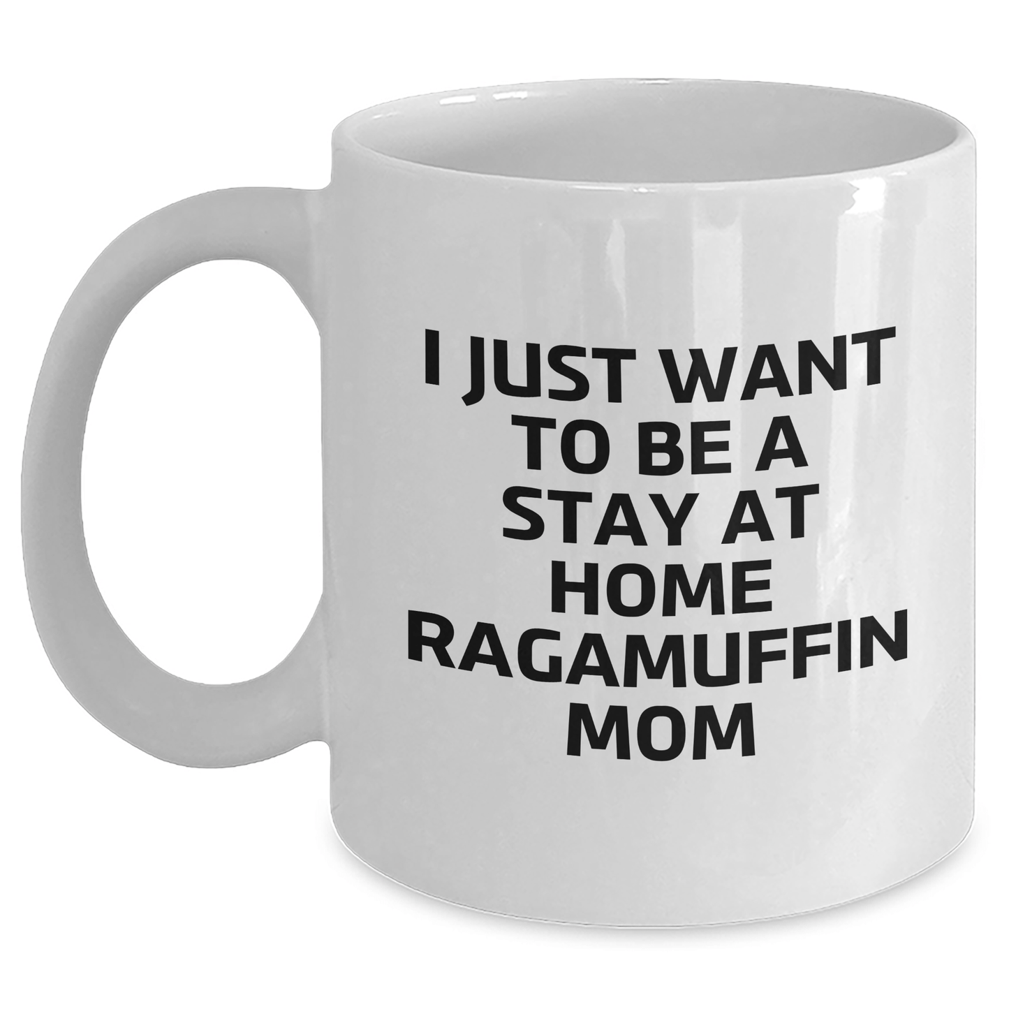 Ragamuffin Cat Mom Funny White Coffee Mug, Gifts from Men to Friends and Family, Perfect for Father's Day - Victory Thru Vision