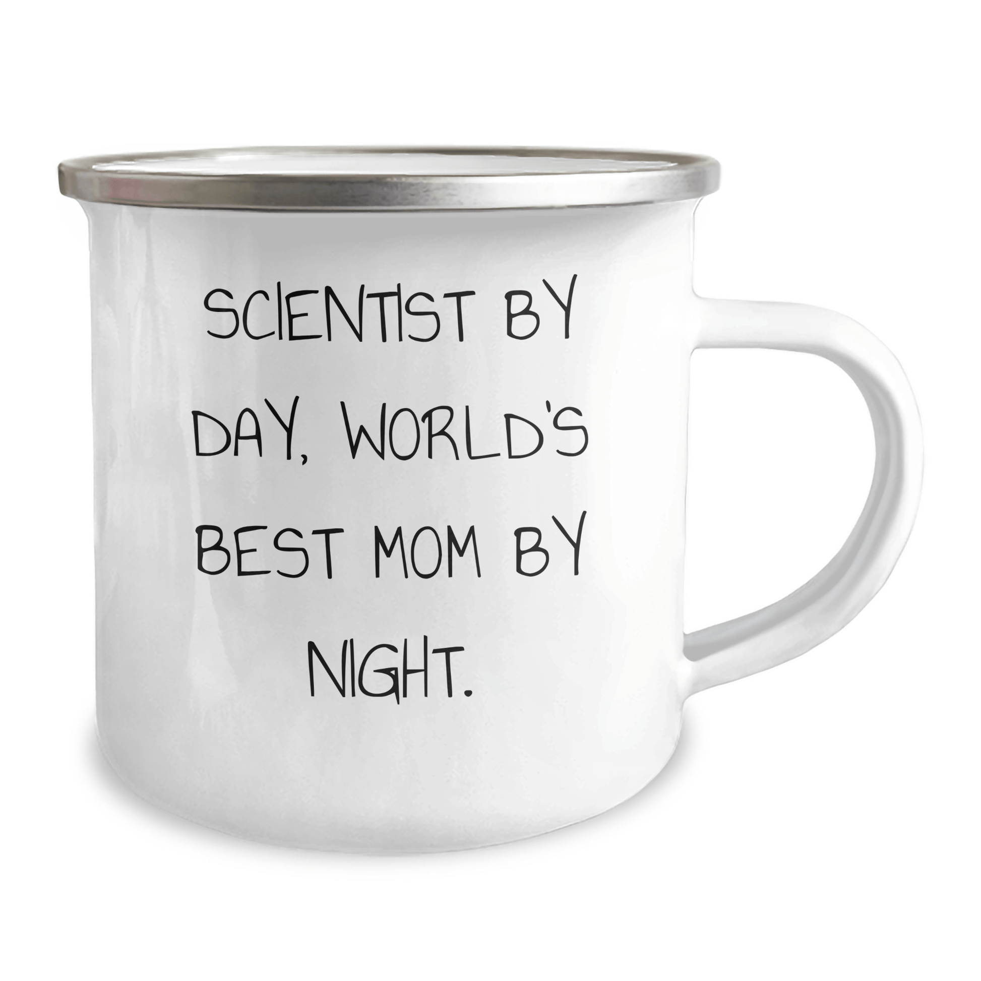 Scientist Gifts for Him, Funny Camping Mug - Scientist By Day, World's Best Dad By Night. Gifts from Men to Sweetheart, Family, Coworkers, Unique - Victory Thru Vision