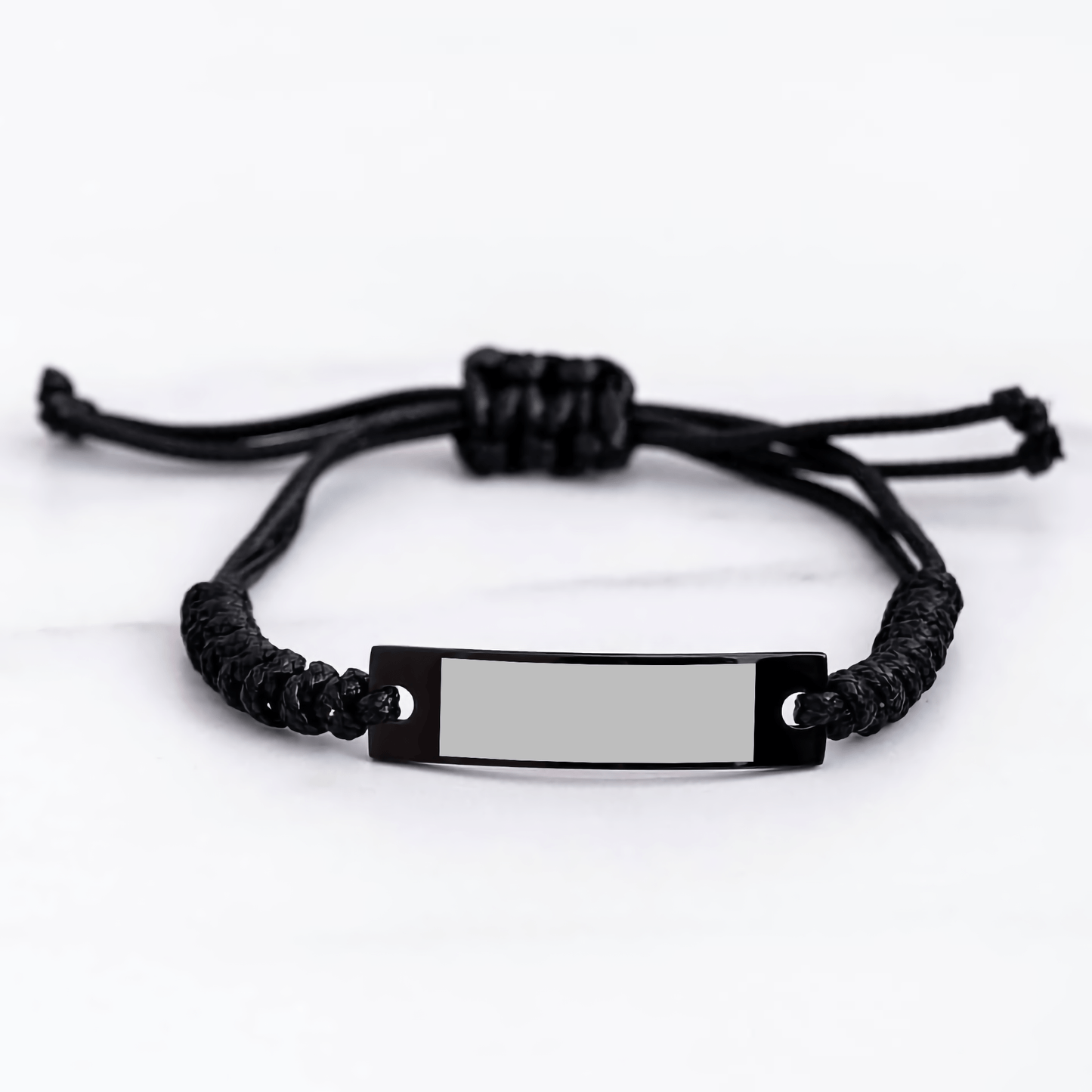 Second Mom Gifts, Funny Quote Rope Bracelet, Adjustable Black Stainless Steel, Gifts from Friends or Family for Second Mom, Perfect Graduation Unique Gifts - Victory Thru Vision