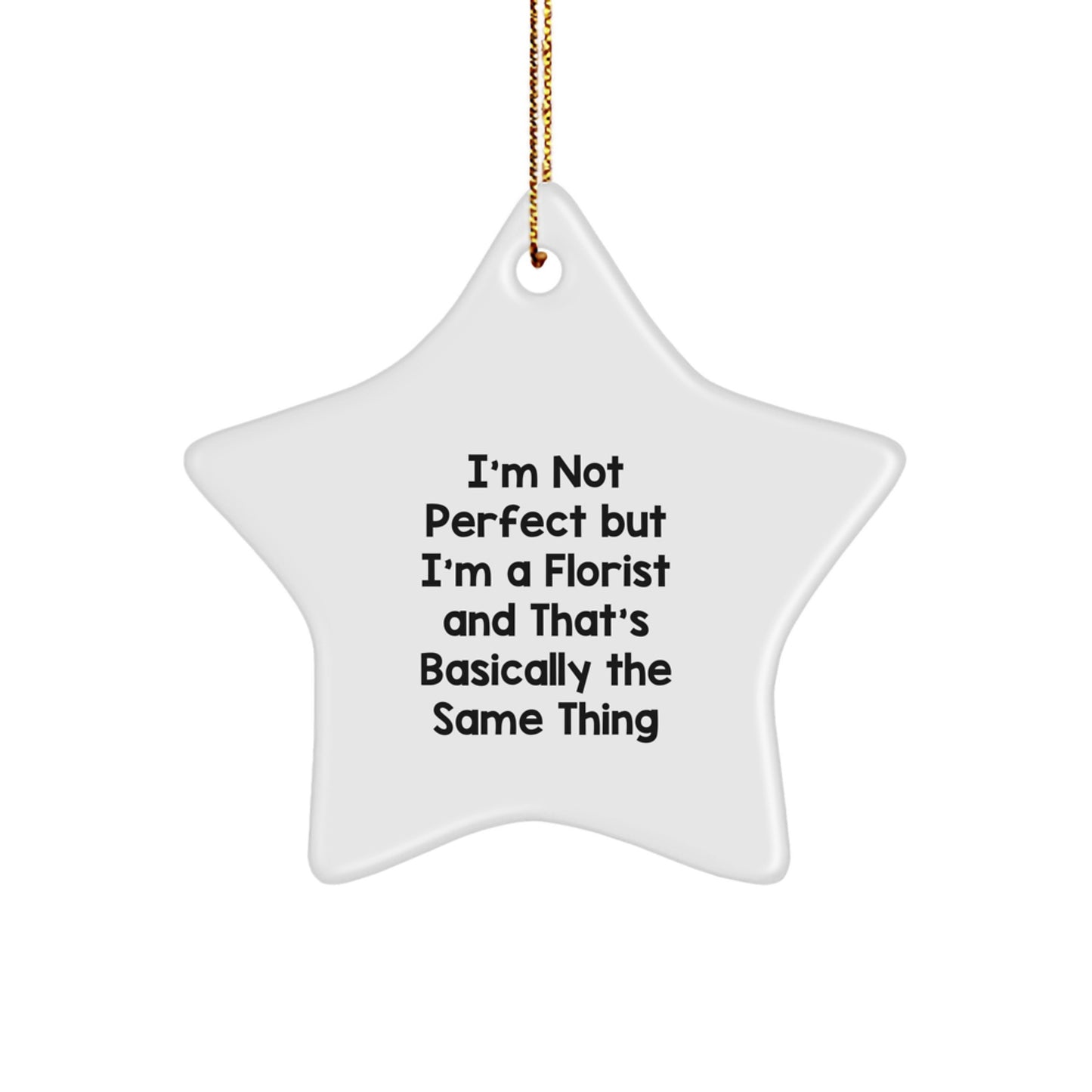 Funny Florist Gifts from Friends, Star Ornament for Women, Christmas Unique Gifts - Image 1