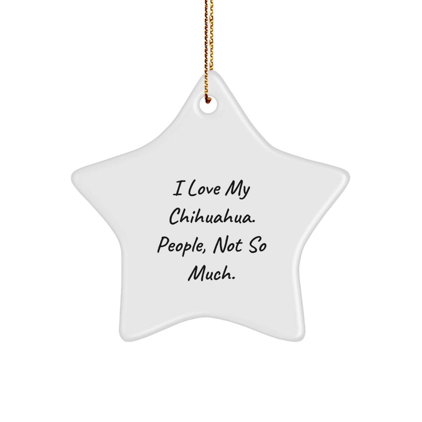 Funny Chihuahua Dog Gifts for Owners Who Love Christmas Star Ornaments - Gifts from Men to Women Friends Family - Image 1