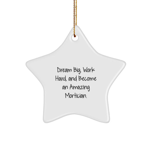 Funny Mortician Christmas Star Ornament Gift from Family for Amazing Mortician Friends - Image 1