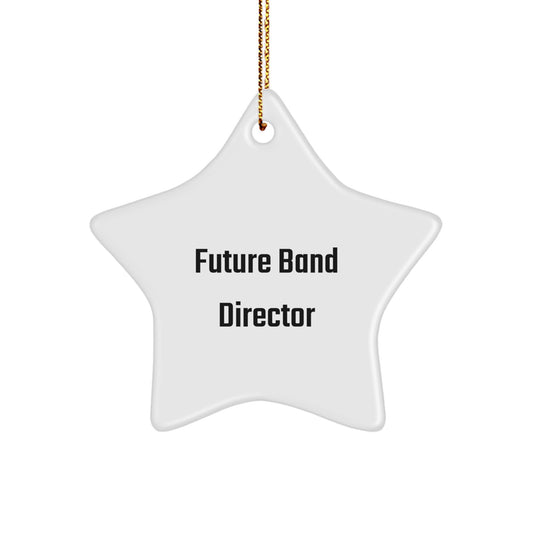 Funny Future Band Director Star Ornament Gifts from Men, Women, Family to Band Director Men, Women, Friends, Coworkers, Family for Christmas Unique Gifts - Image 1