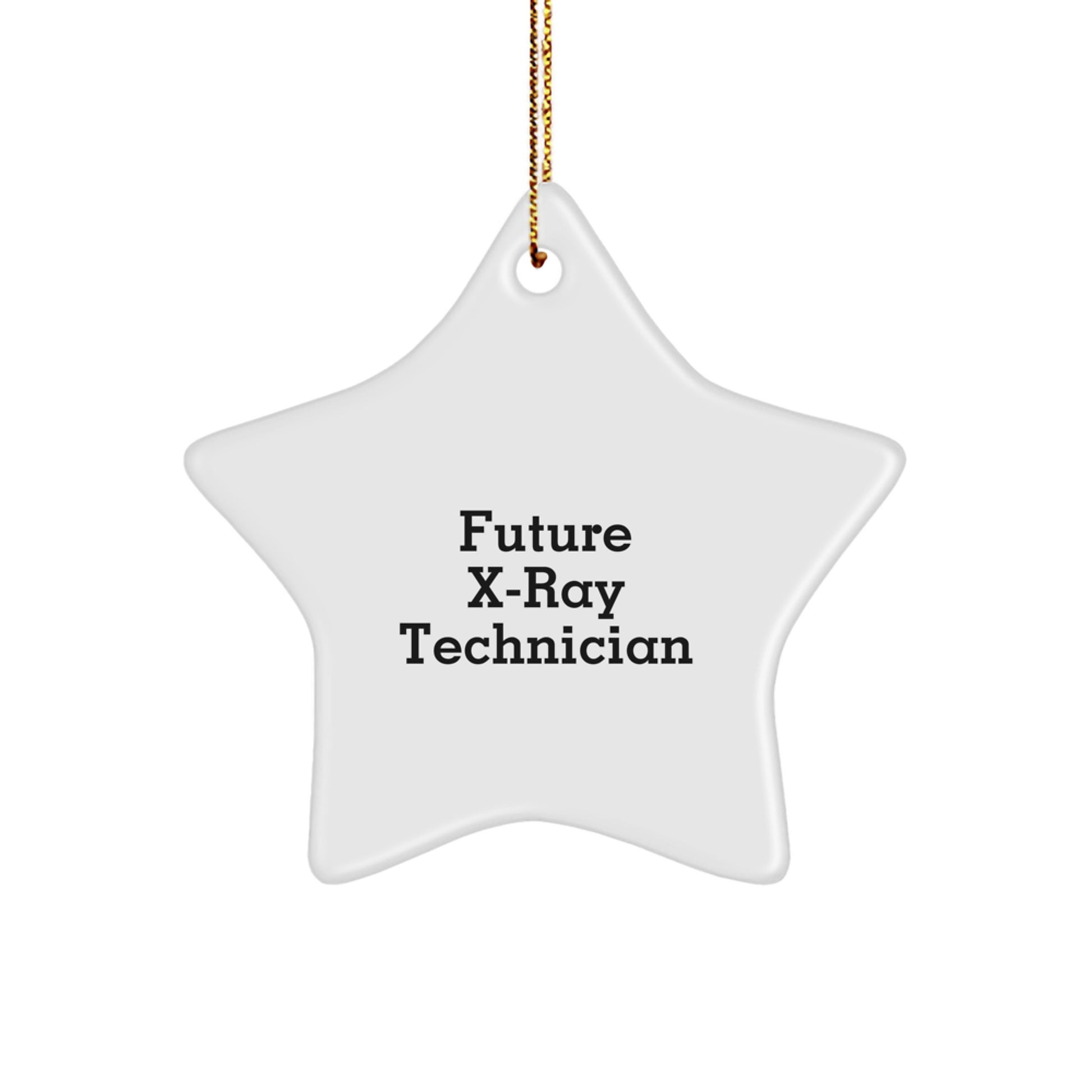 Funny Future X-Ray Technician Star Ornament Gifts from Friends for Christmas Unique - Image 1