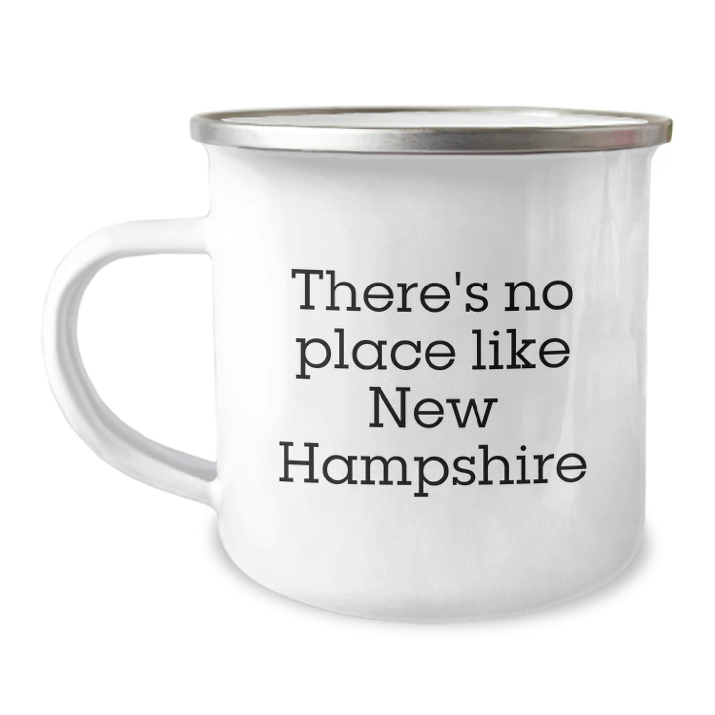 Unique New Hampshire Camping Mug Gifts from Friends for Birthday, There's No Place Like Home - Victory Thru Vision